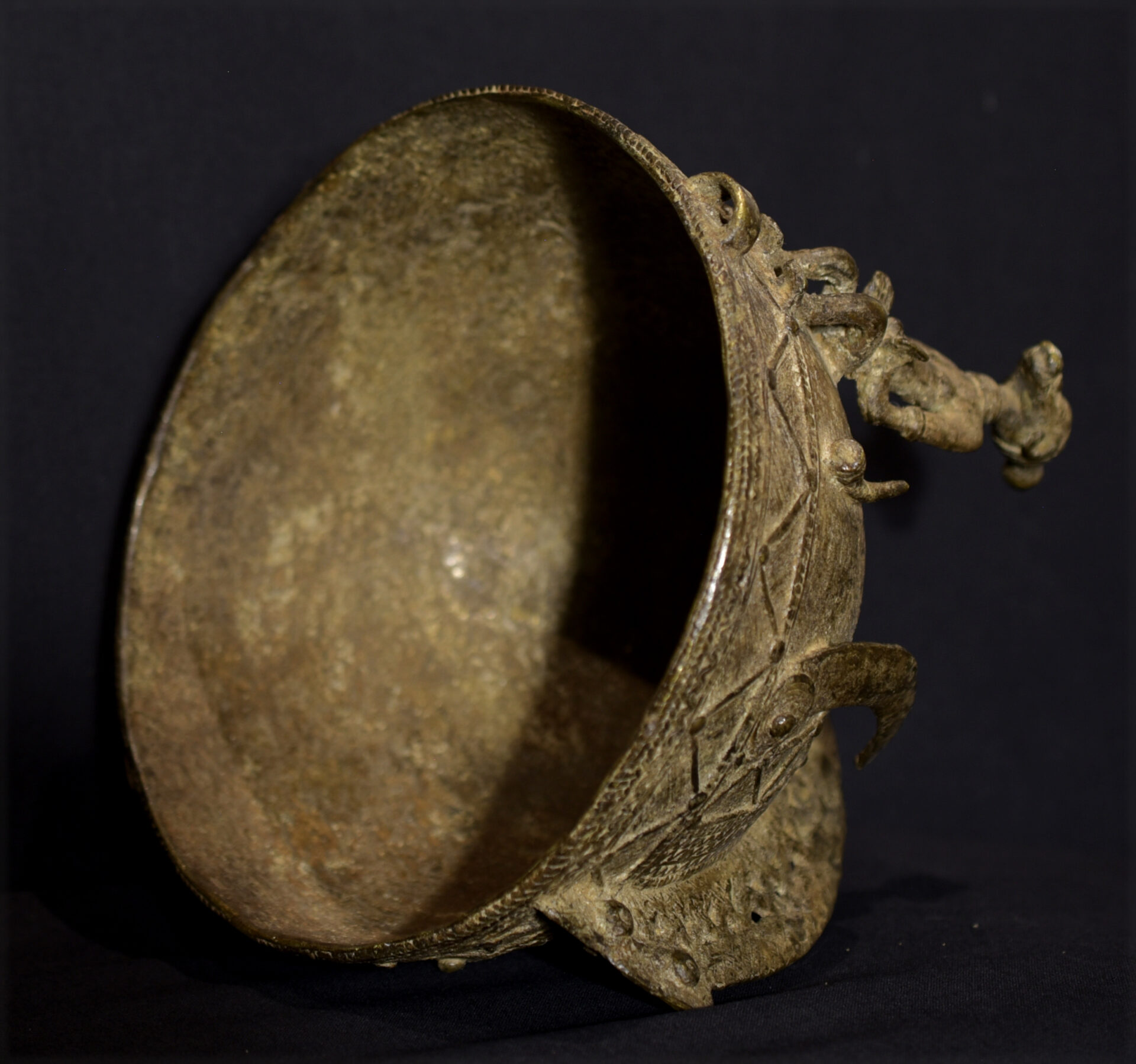 Beautiful Senufo Bronze Helmet Mask – NOO – Cote d’Ivoire / Ivory Coast