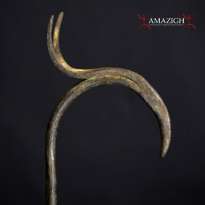 Old Large Lobi Ritual Stick - Beautiful Forged Iron - Burkina Faso