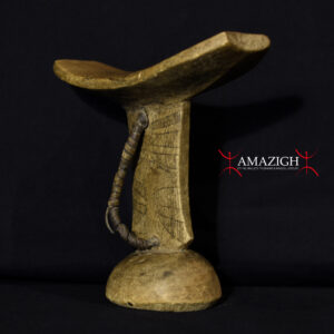 Old Tribally Used Turkana Headrest - Kenya