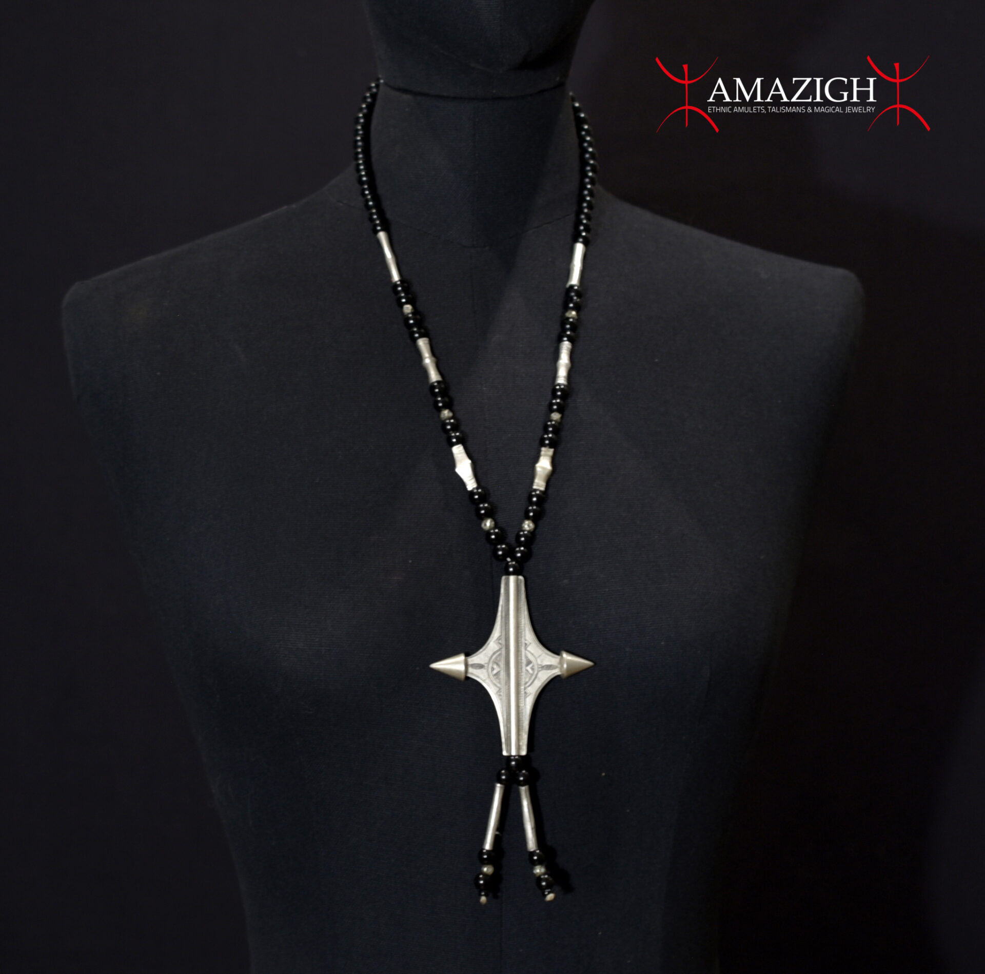 Old Tuareg Iwellemmeden Kel-Air Wedding Necklace – EGERU/ AGERU – Niger