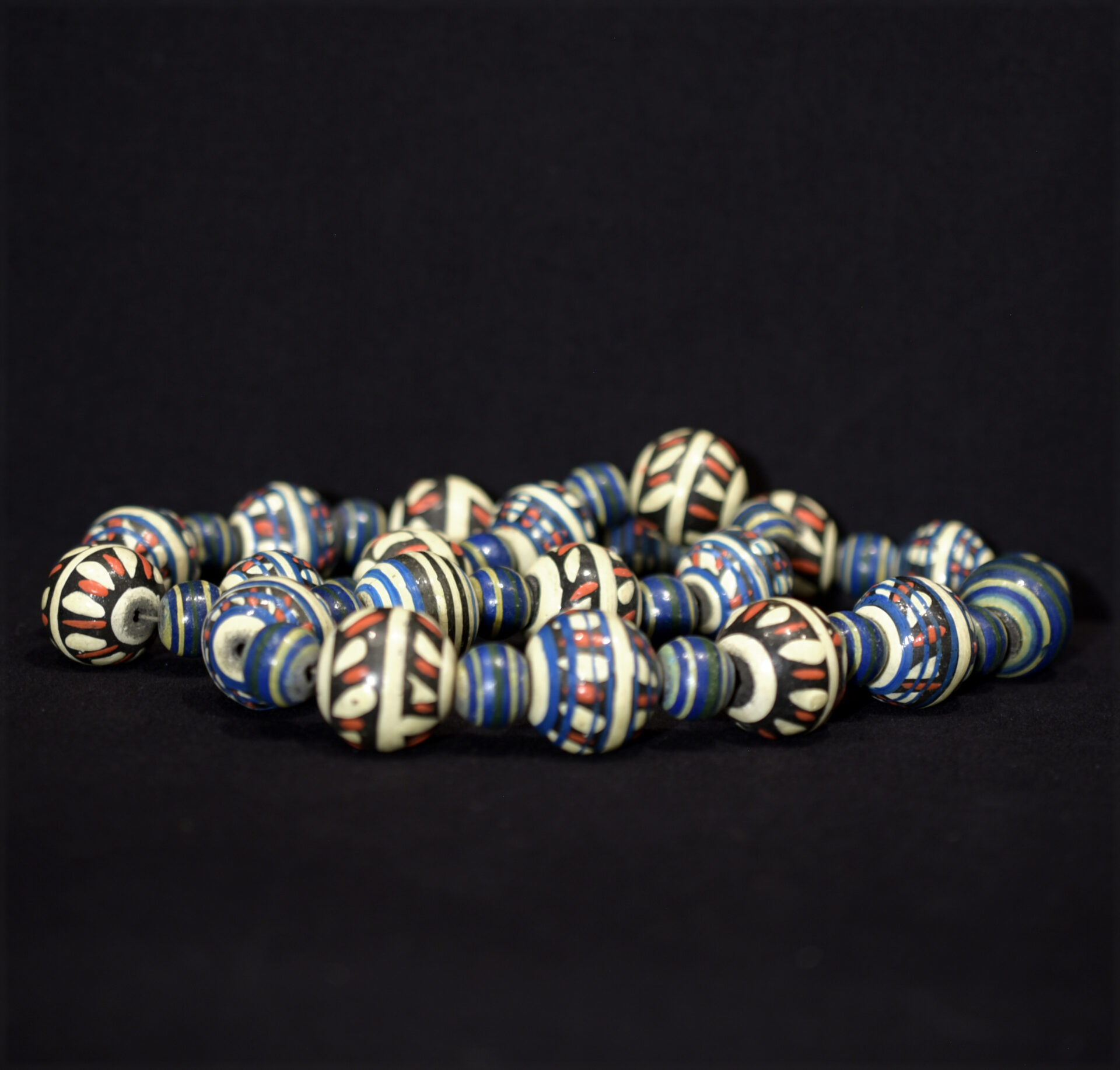 Fine Senufo Necklace – Terracotta Beads – Kapele Village, Korhogo, Côte d’Ivoire