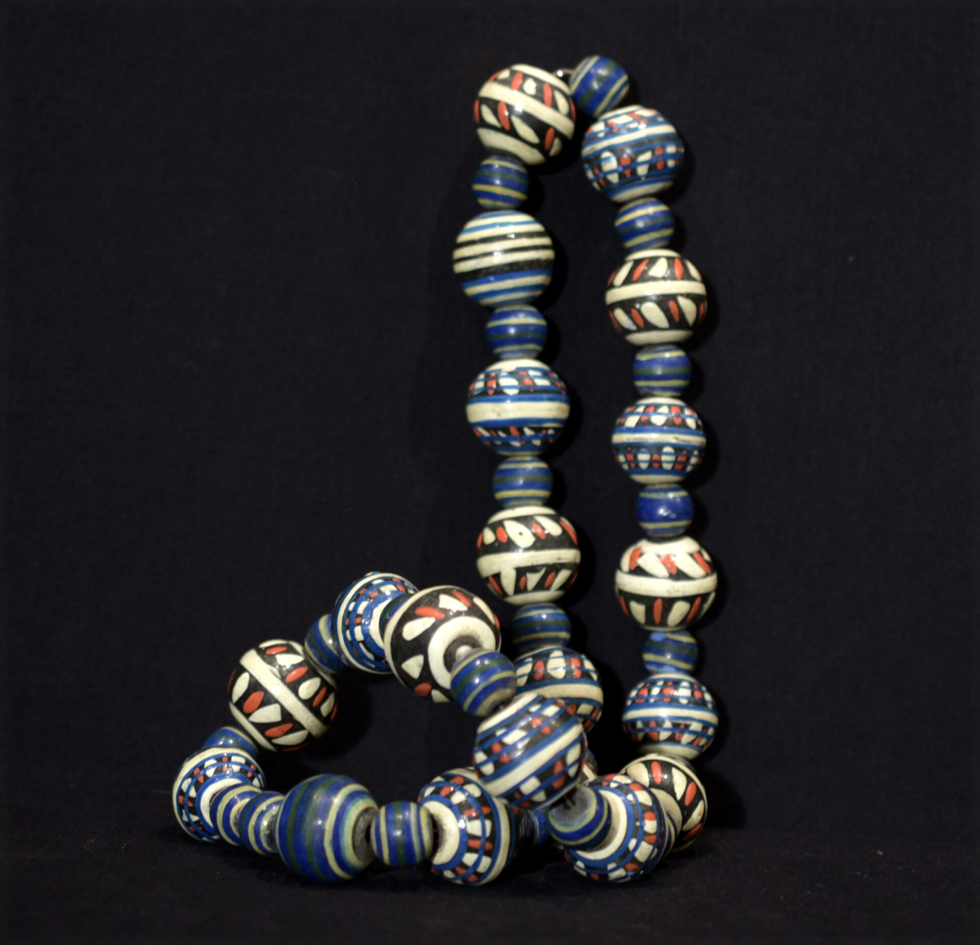 Fine Senufo Necklace – Terracotta Beads – Kapele Village, Korhogo, Côte d’Ivoire