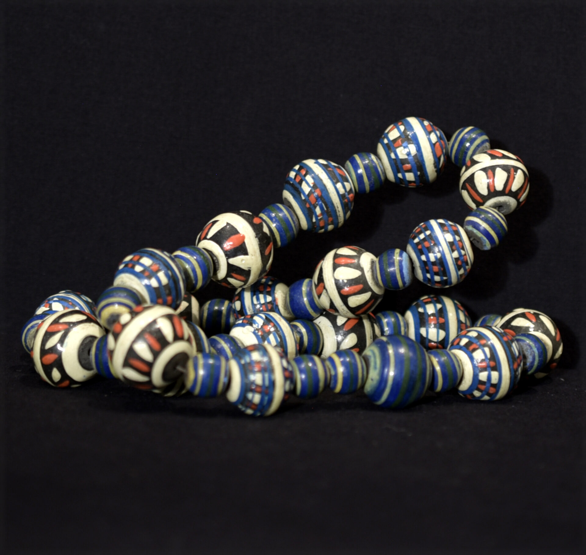 Fine Senufo Necklace – Terracotta Beads – Kapele Village, Korhogo, Côte d’Ivoire