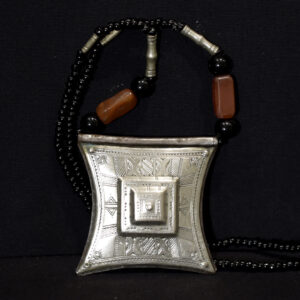 Old Tuareg Talismanic Necklace - TCHEROT - Azawagh, Niger
