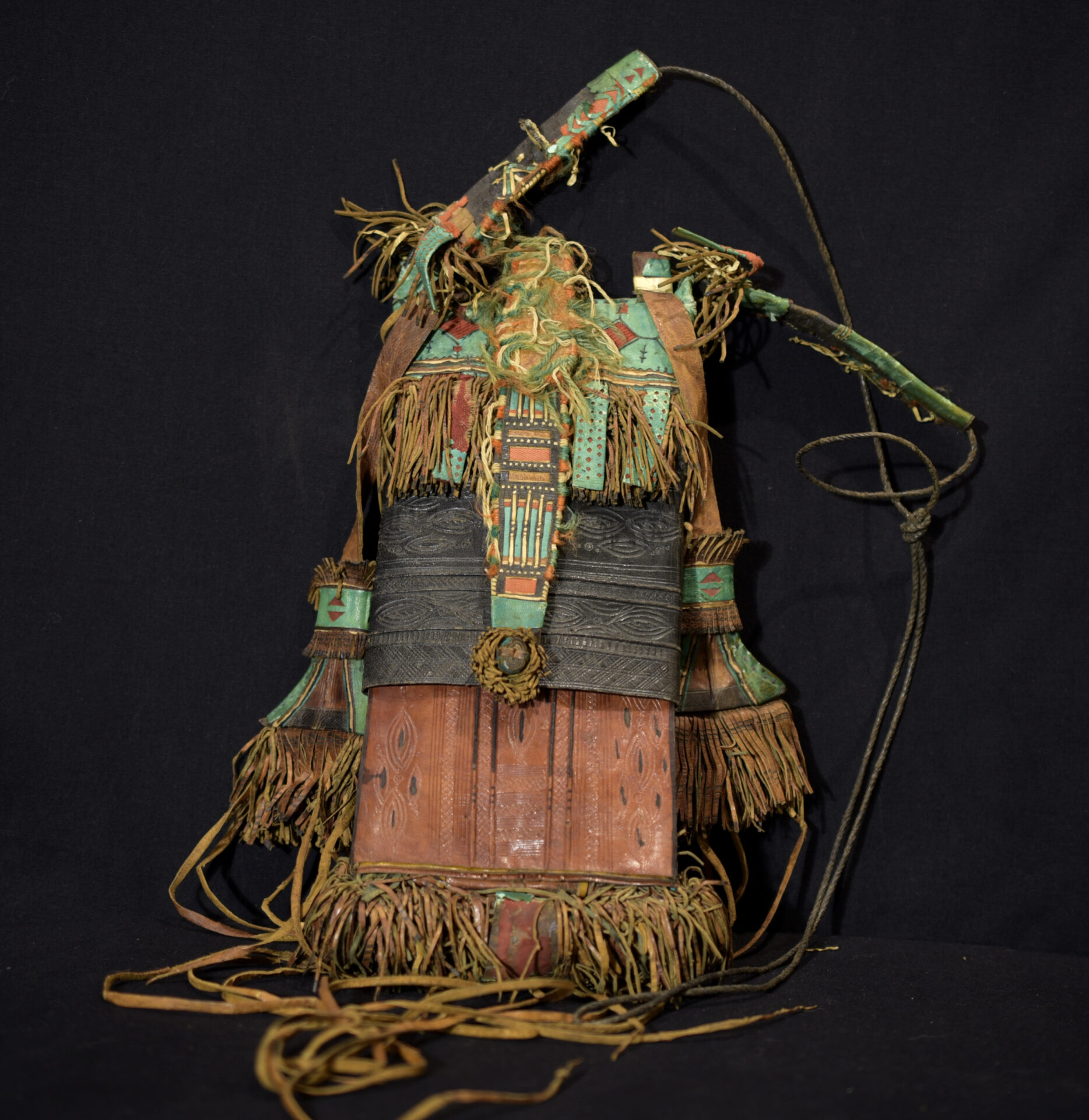 Old Beautiful Tuareg Leather Wallet Purse – Niger