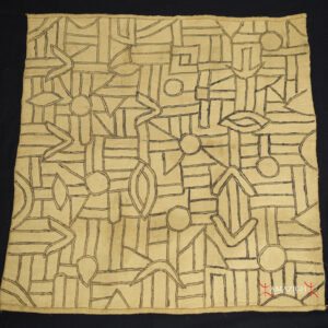 Old Fine Kuba Cloth - BUSHOONG - Kasai Velvet - DR Congo
