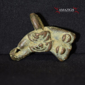 Old Fine Tribally Used Amulet - Chameleons - Lobi - Burkina Faso