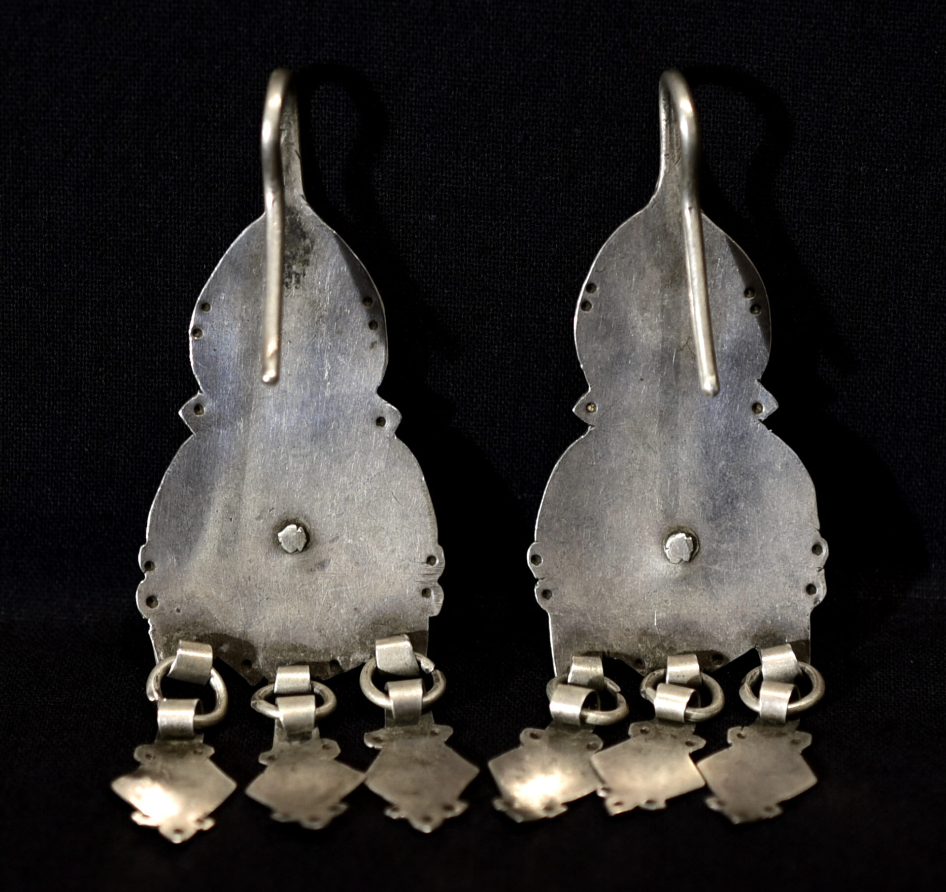 Antique Berber Earrings – Tiznit Region, South Morocco