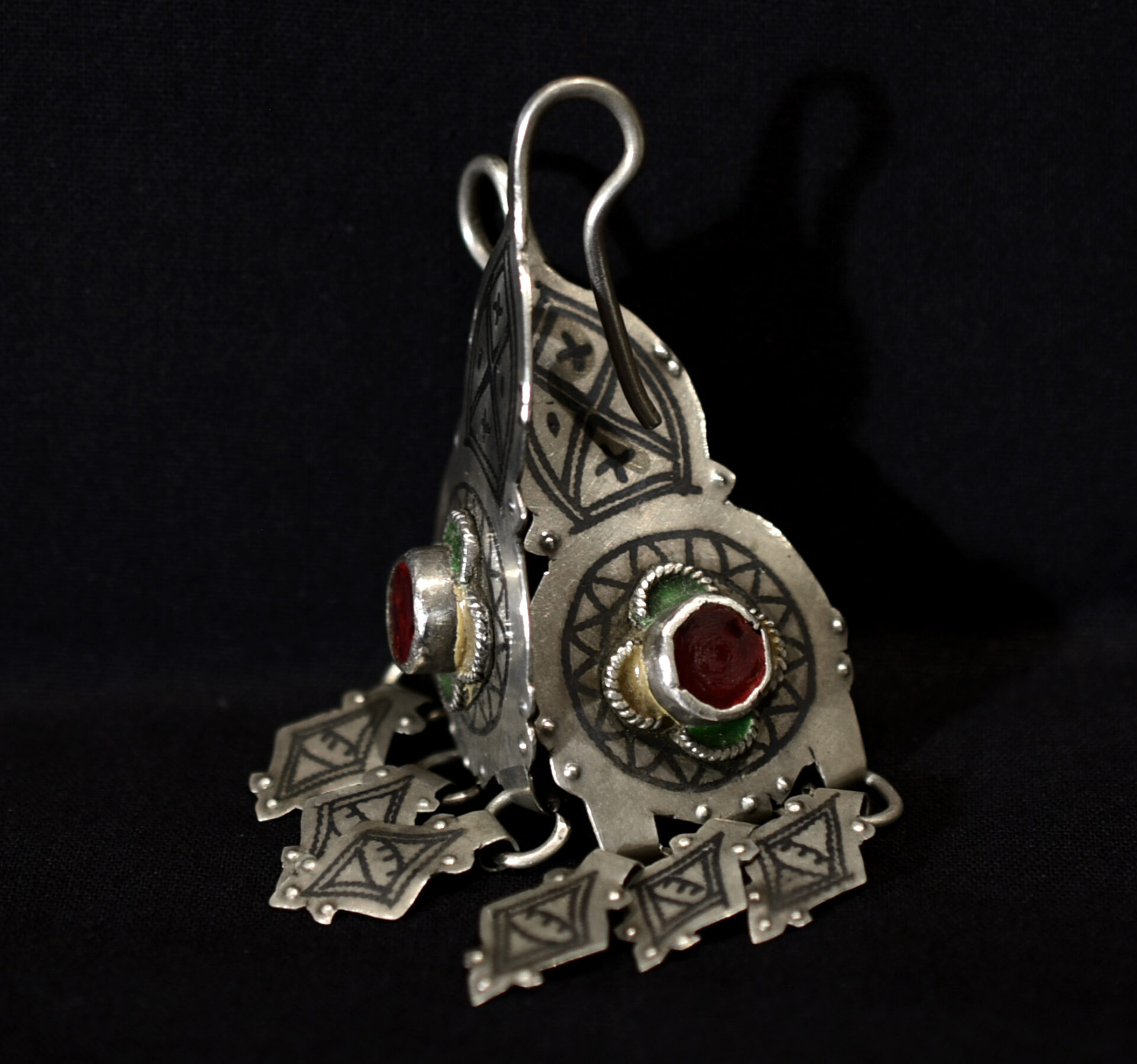 Antique Berber Earrings – Tiznit Region, South Morocco