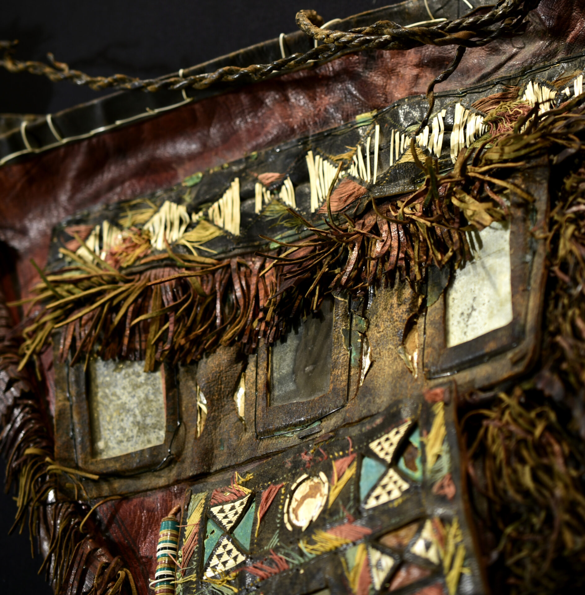 Fine Large Tribally Used Tuareg Leather Camel Bag – Niger – Outstanding Piece