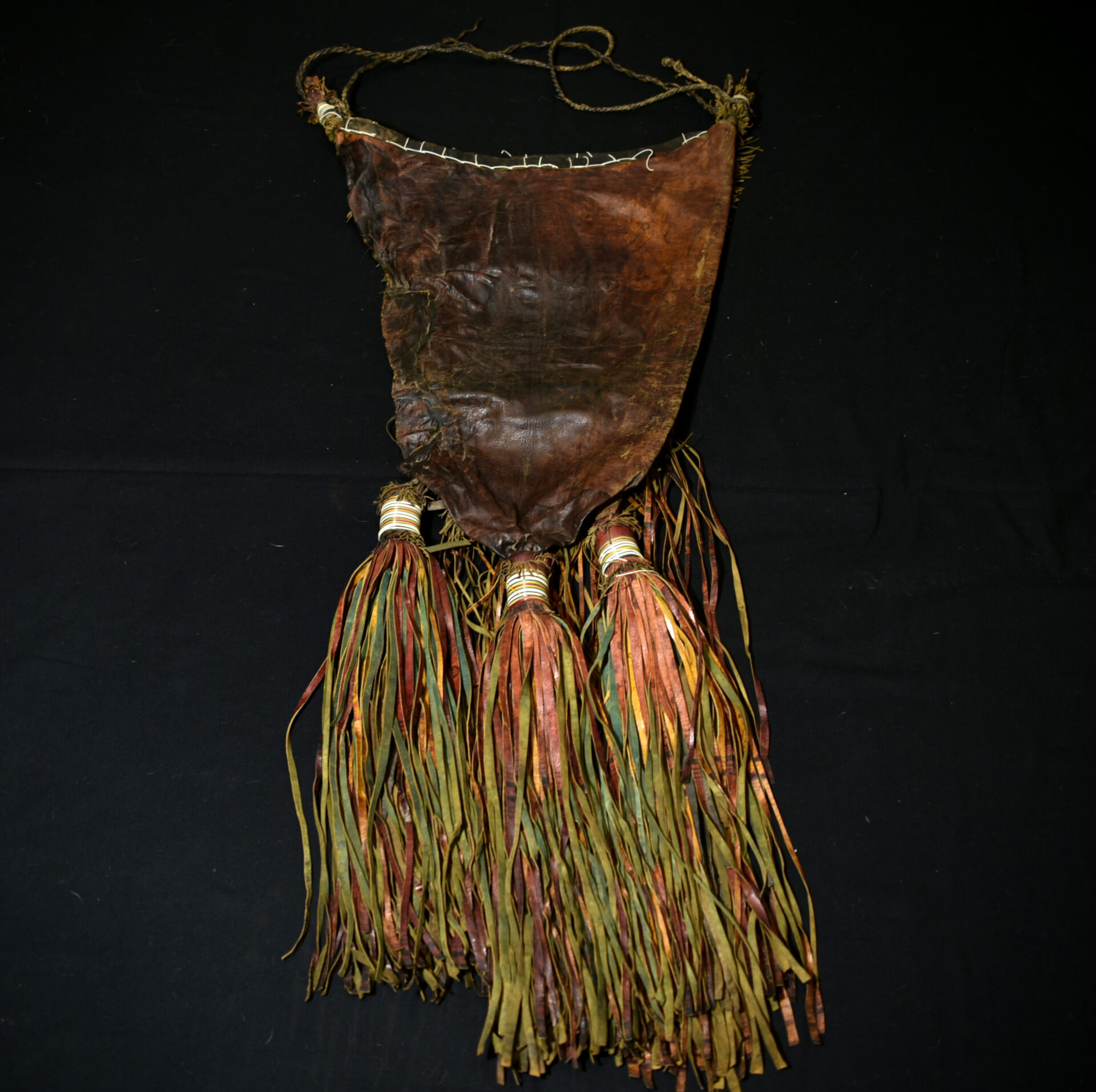 Fine Large Tribally Used Tuareg Leather Camel Bag – Niger – Outstanding Piece