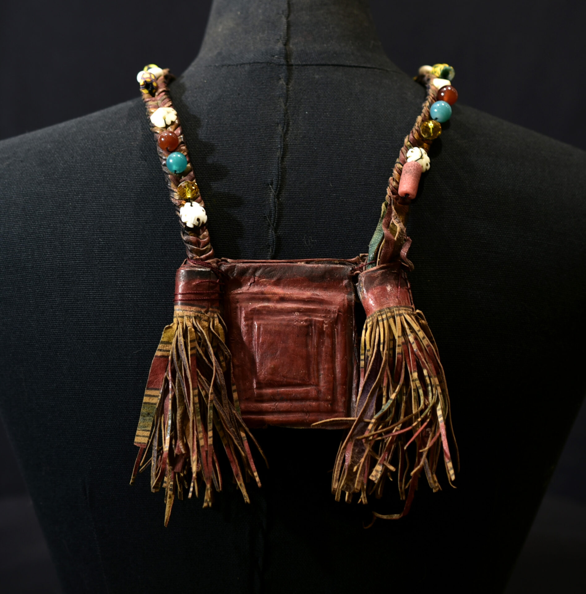 Beautiful Berber Talismanic Necklace – Double KITAB – Mauritania