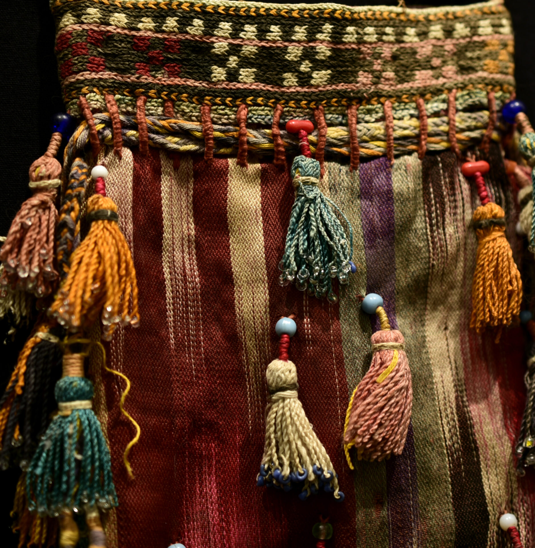 Old Extra Fine Uzbeks Bag – Silk, Cotton – Urgut, Samarkand Region, Uzbekistan