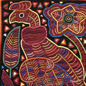Vintage Kuna Hand Sewn Textile - Mola - Panama
