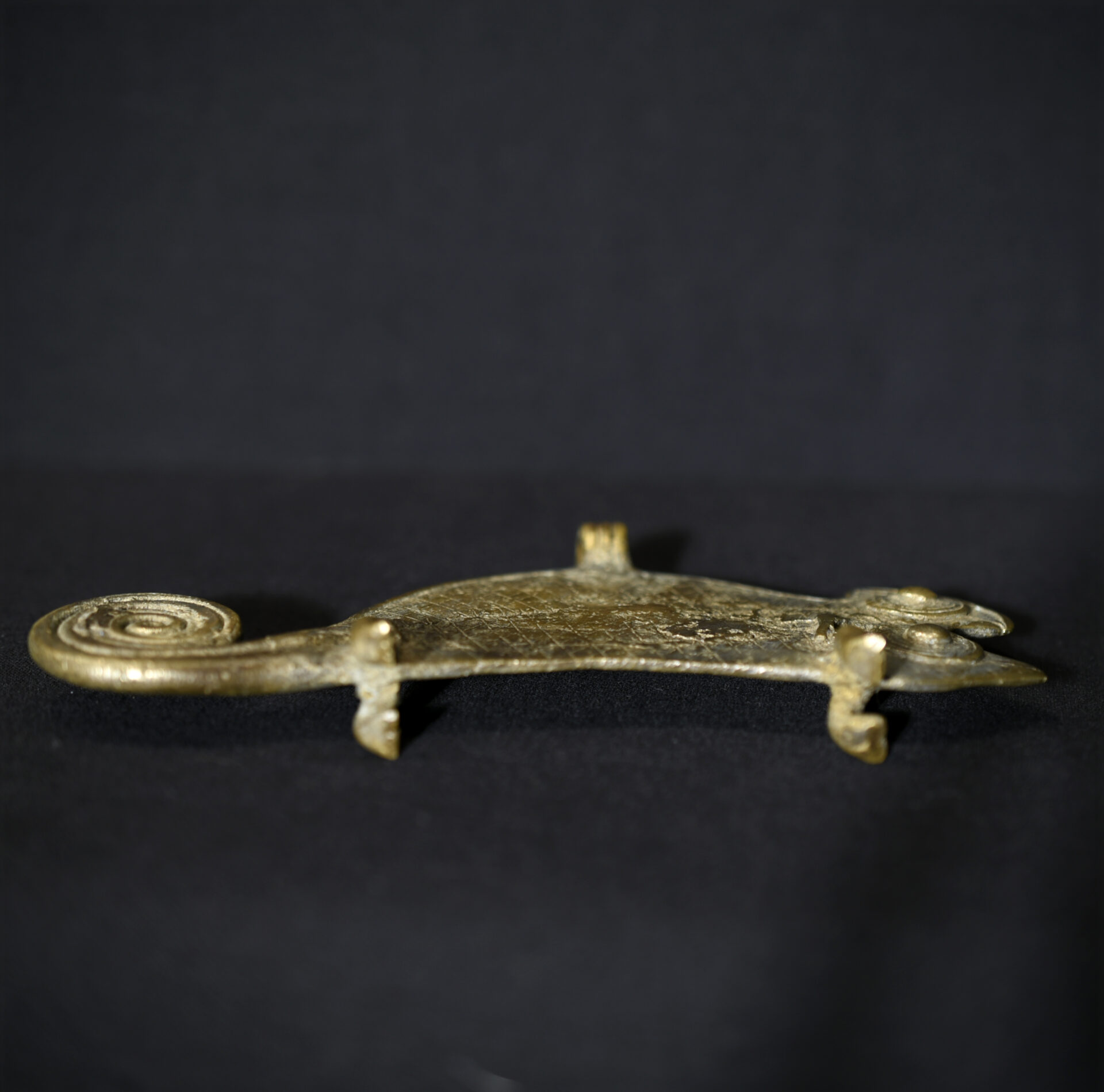 Old Large Tribally Used Amulet – Chameleons – Lobi – Burkina Faso