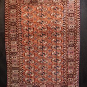 Antique Beautiful Turkmen Carpet - Teke Tribe - Turkmenistan - XIX century