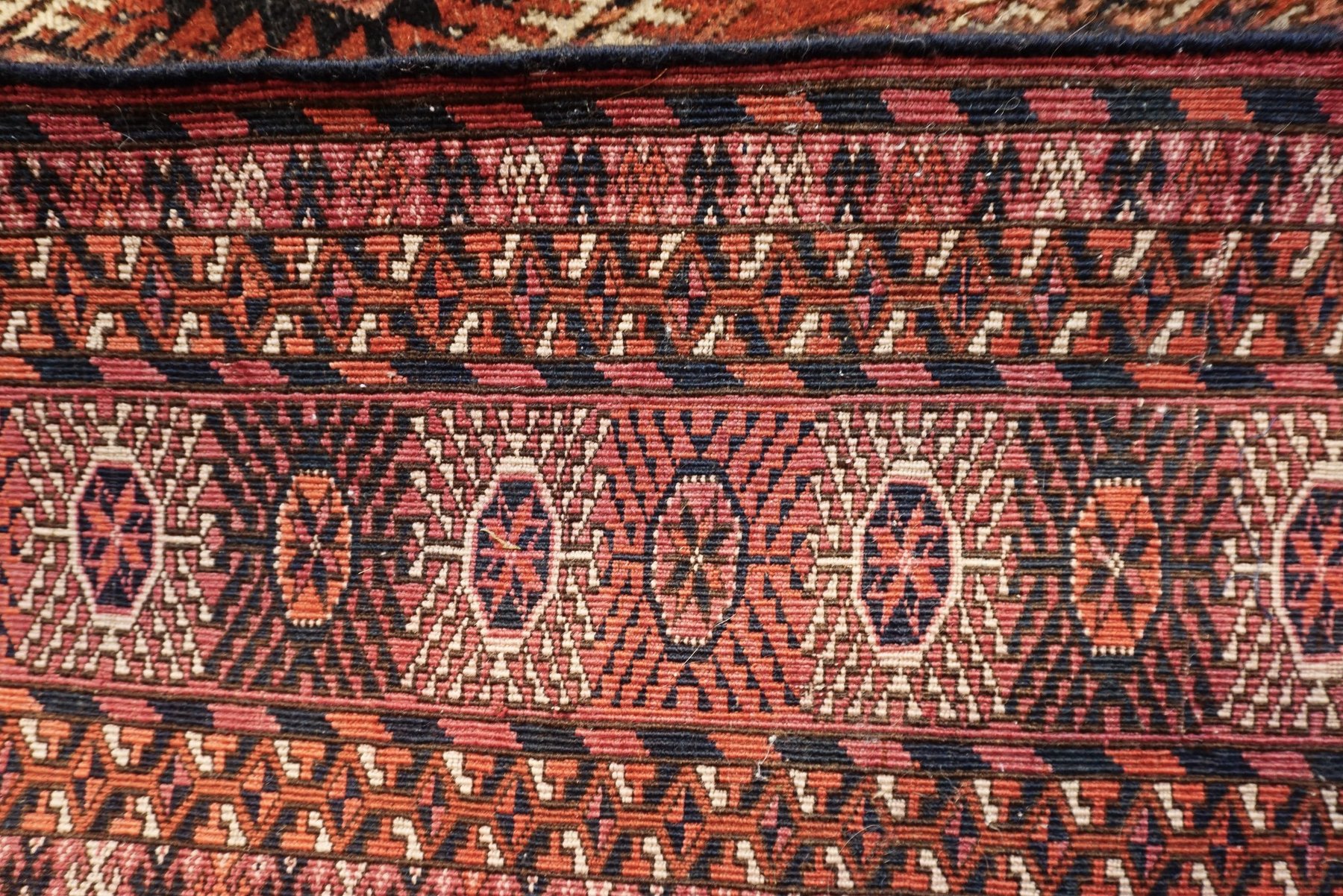Antique Beautiful Turkmen Carpet – Teke Tribe – Turkmenistan – XIX century