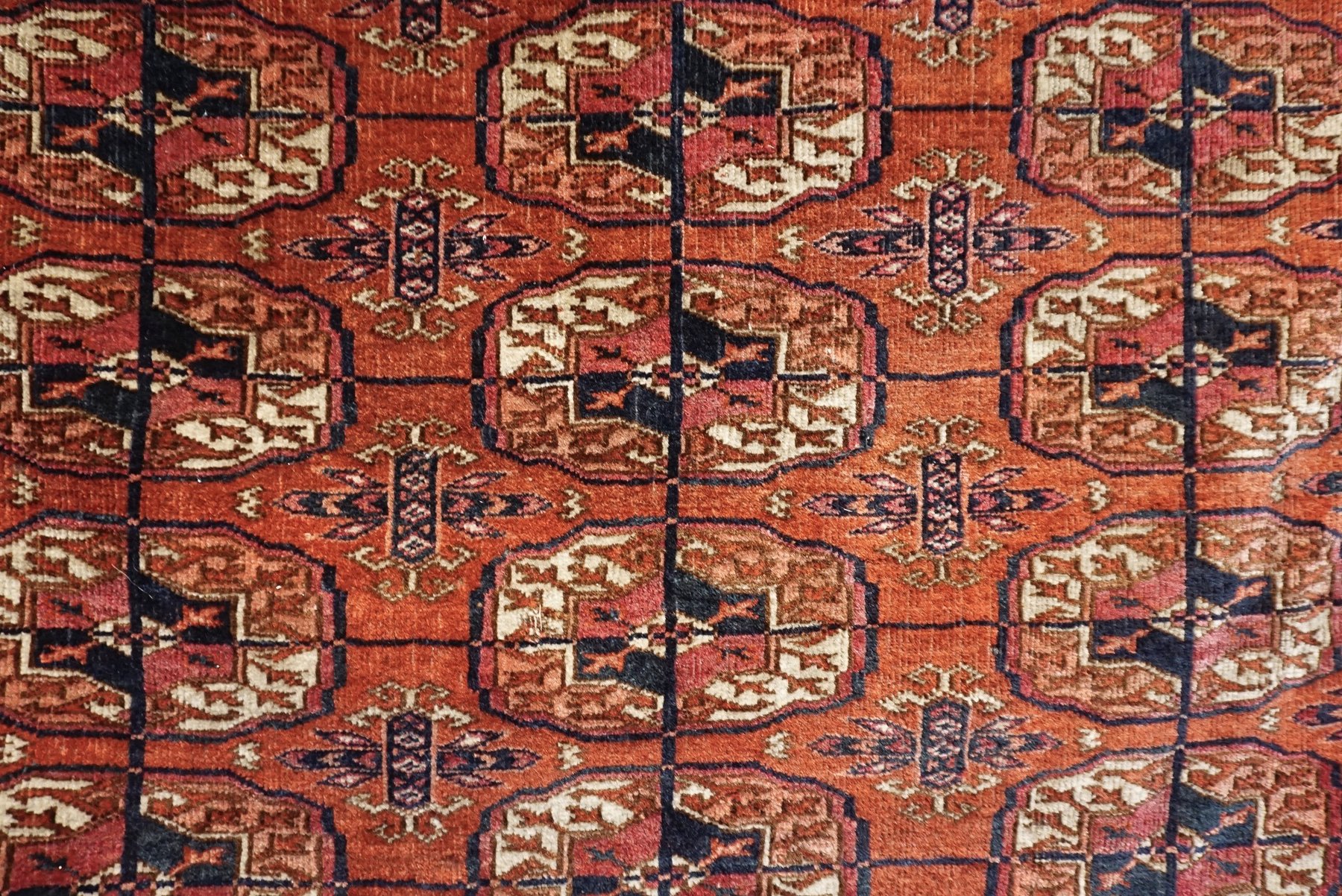 Antique Beautiful Turkmen Carpet – Teke Tribe – Turkmenistan – XIX century