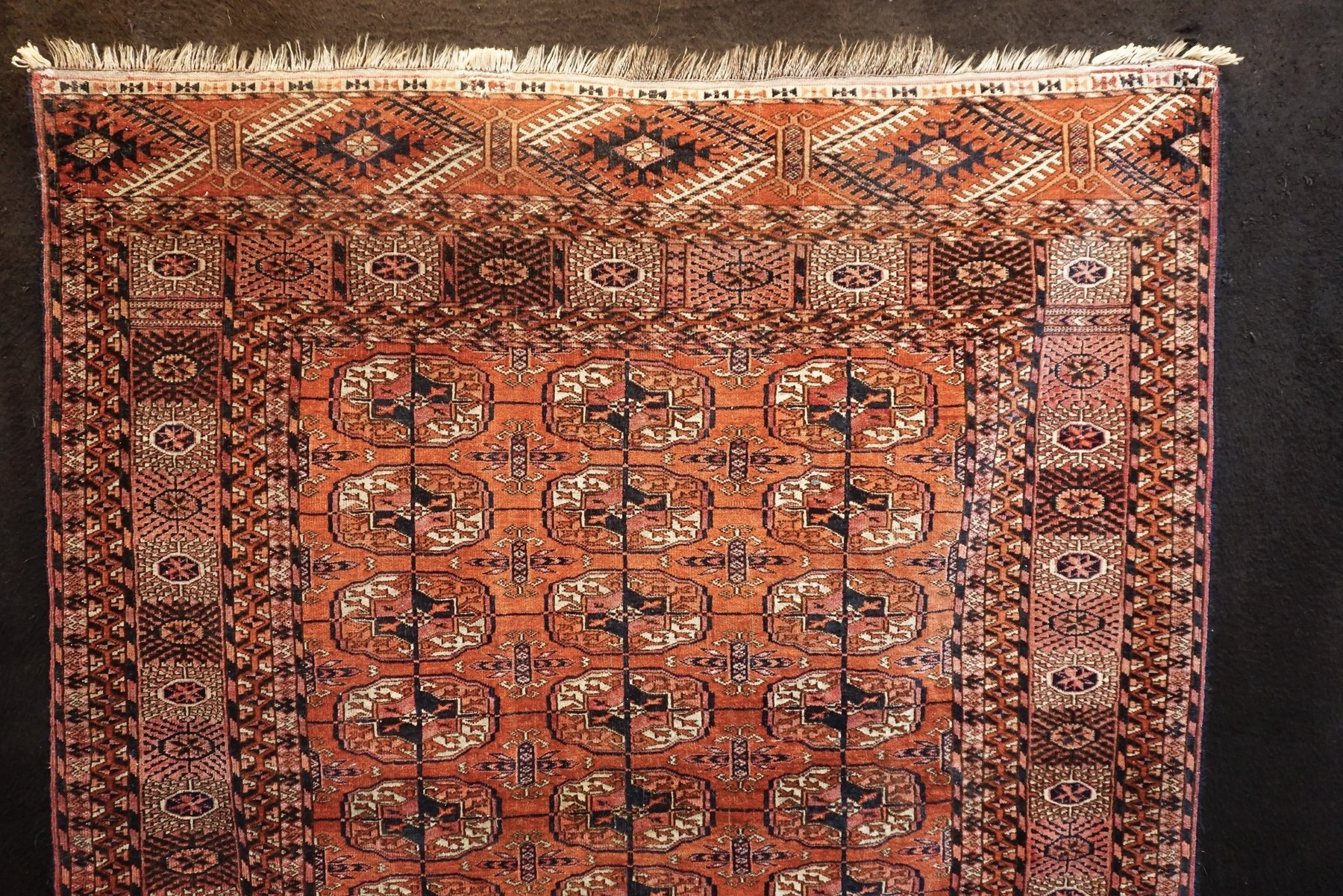 Antique Beautiful Turkmen Carpet – Teke Tribe – Turkmenistan – XIX century