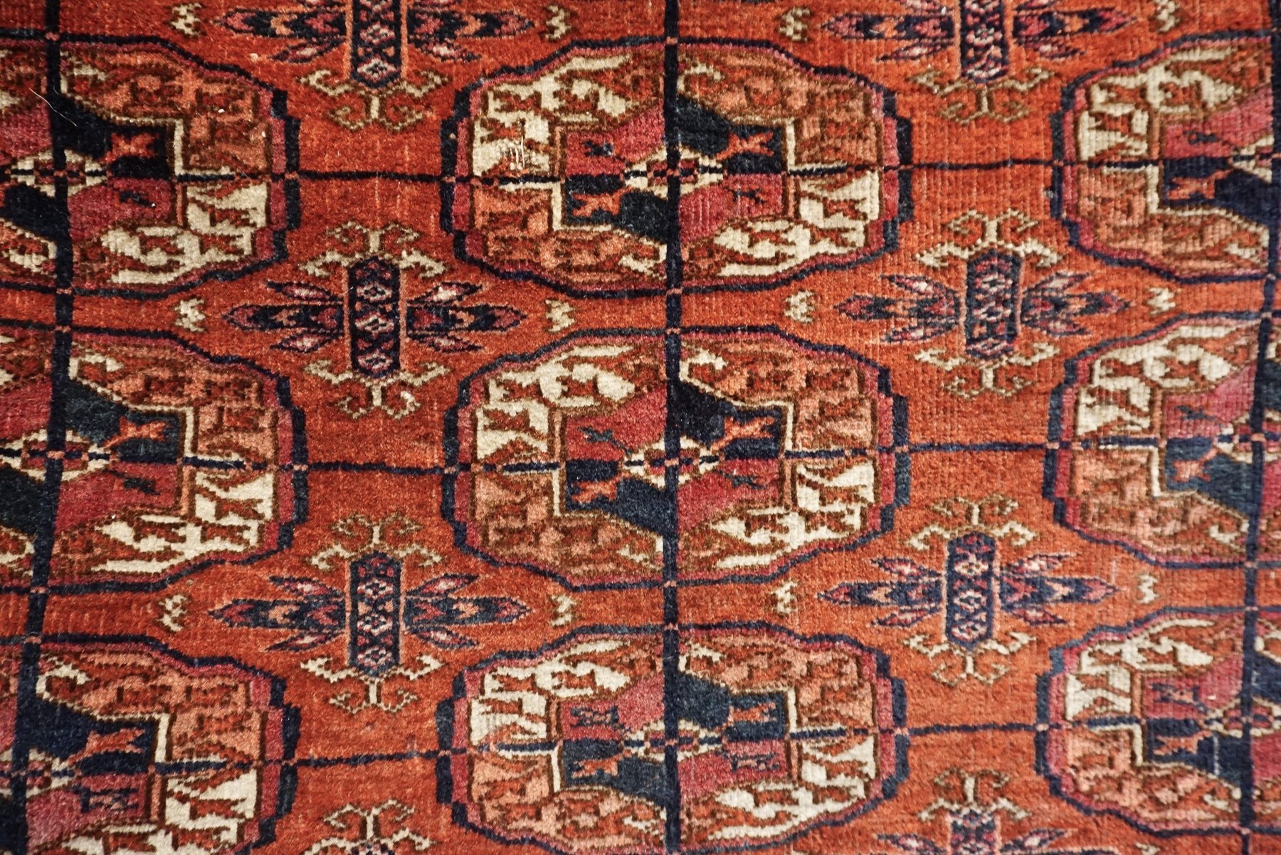 Antique Beautiful Turkmen Carpet – Teke Tribe – Turkmenistan – XIX century