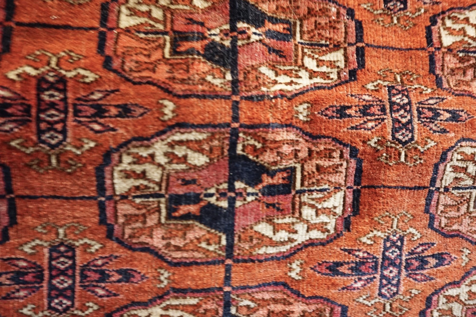 Antique Beautiful Turkmen Carpet – Teke Tribe – Turkmenistan – XIX century