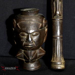 Old Excellent Kuba Prestige Pipe – DR Congo - Former German collection