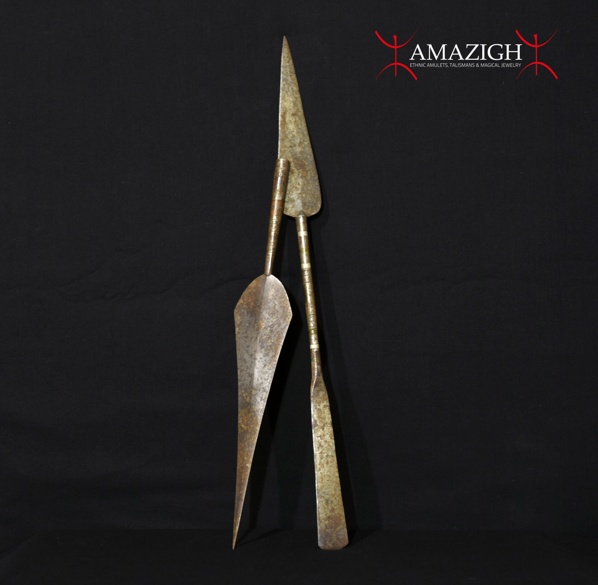 Old Short Spear and Long Spear Head – Tuareg – Niger