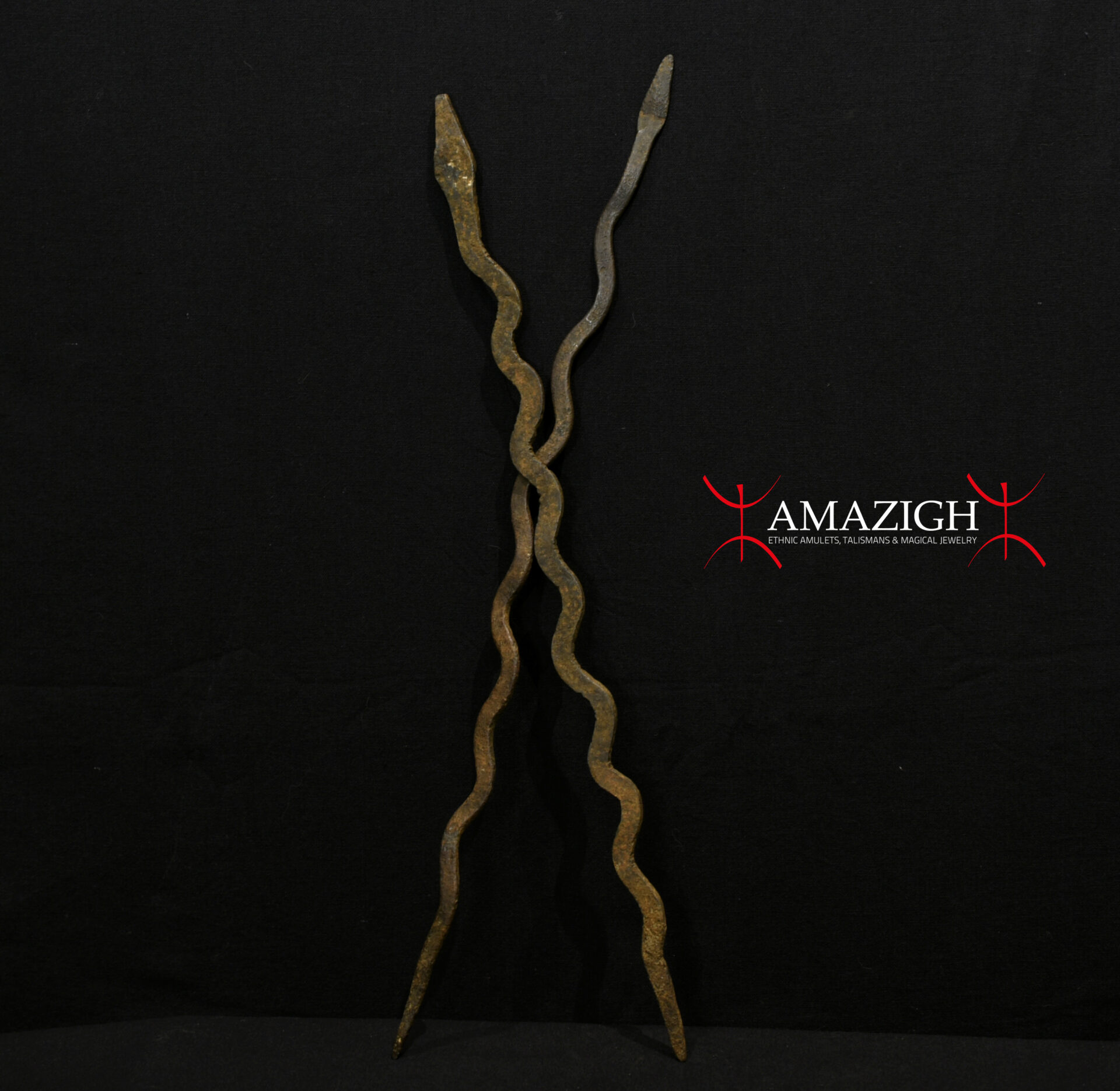 2 Old Ritual Snakes – Lobi – Burkina Faso