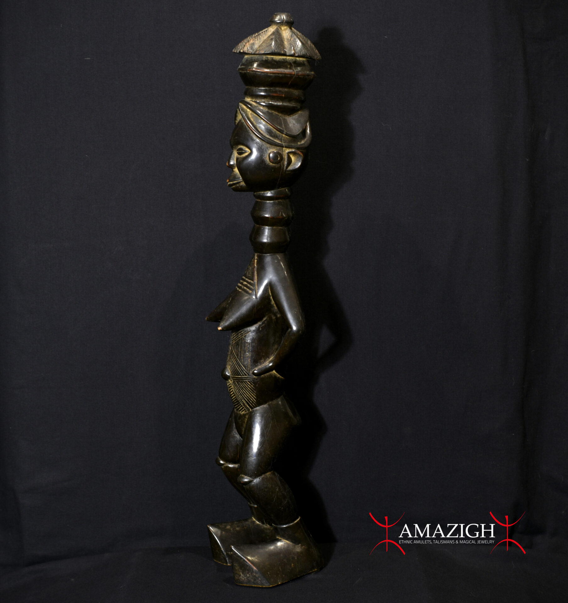An Old Beautiful Mende Female Figure – Sierra Leone