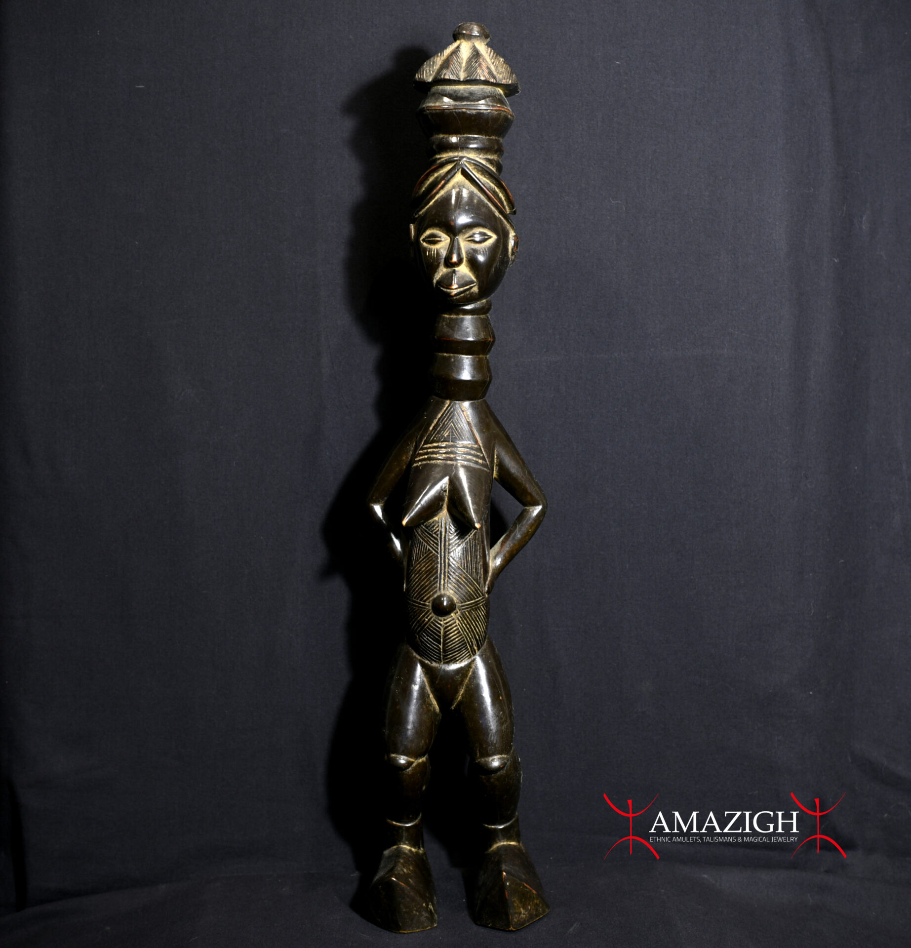 An Old Beautiful Mende Female Figure – Sierra Leone