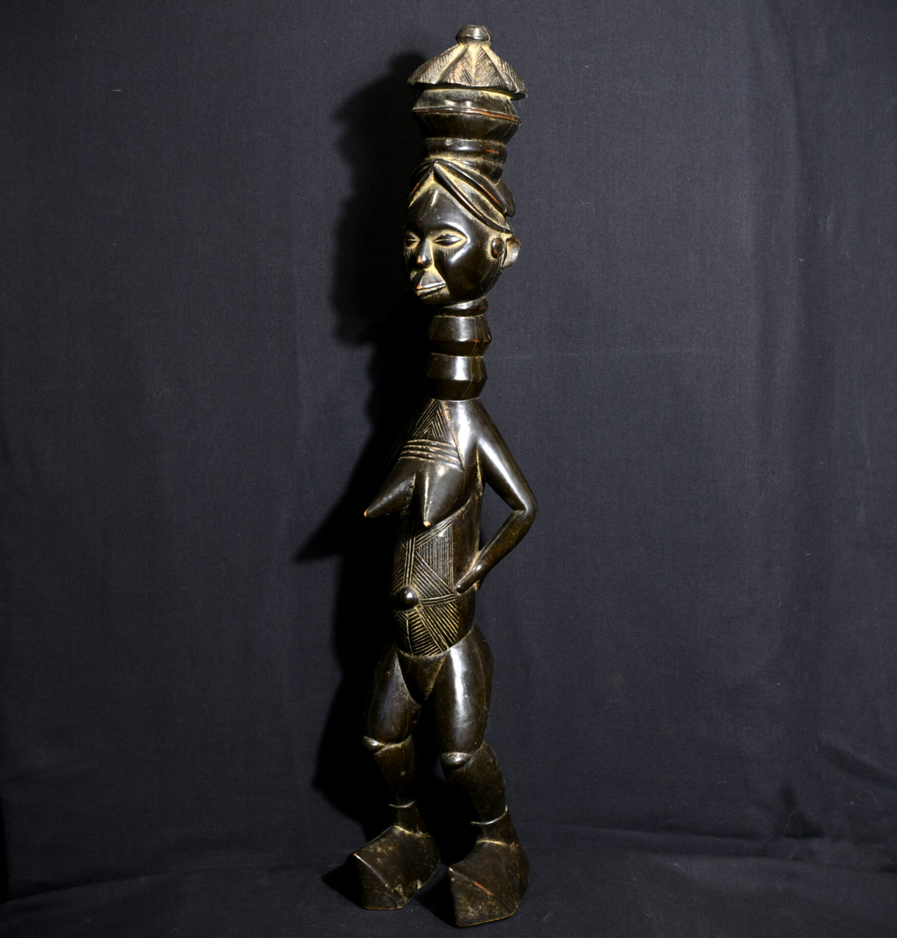 An Old Beautiful Mende Female Figure – Sierra Leone