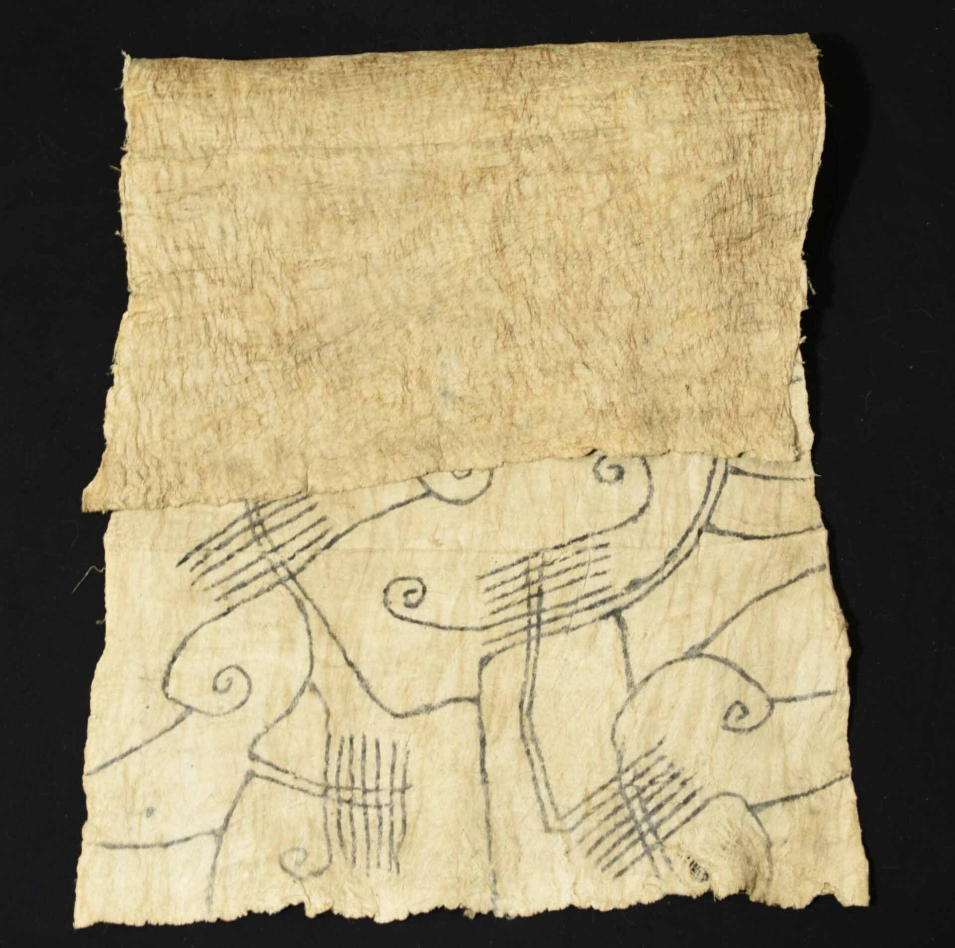 Mbuti-Pygmy BARKCLOTH – Ituri Rainforest, DR Congo