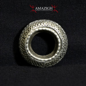Old Silver Amulet Ring Pendant - Tigray, Ethiopia