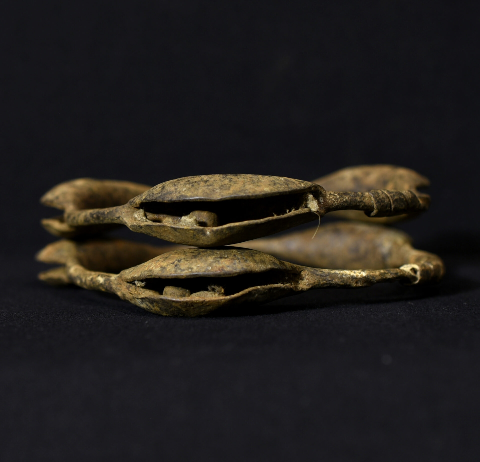 Old Baule Dance Anklets – Côte d’Ivoire / Ivory Coast