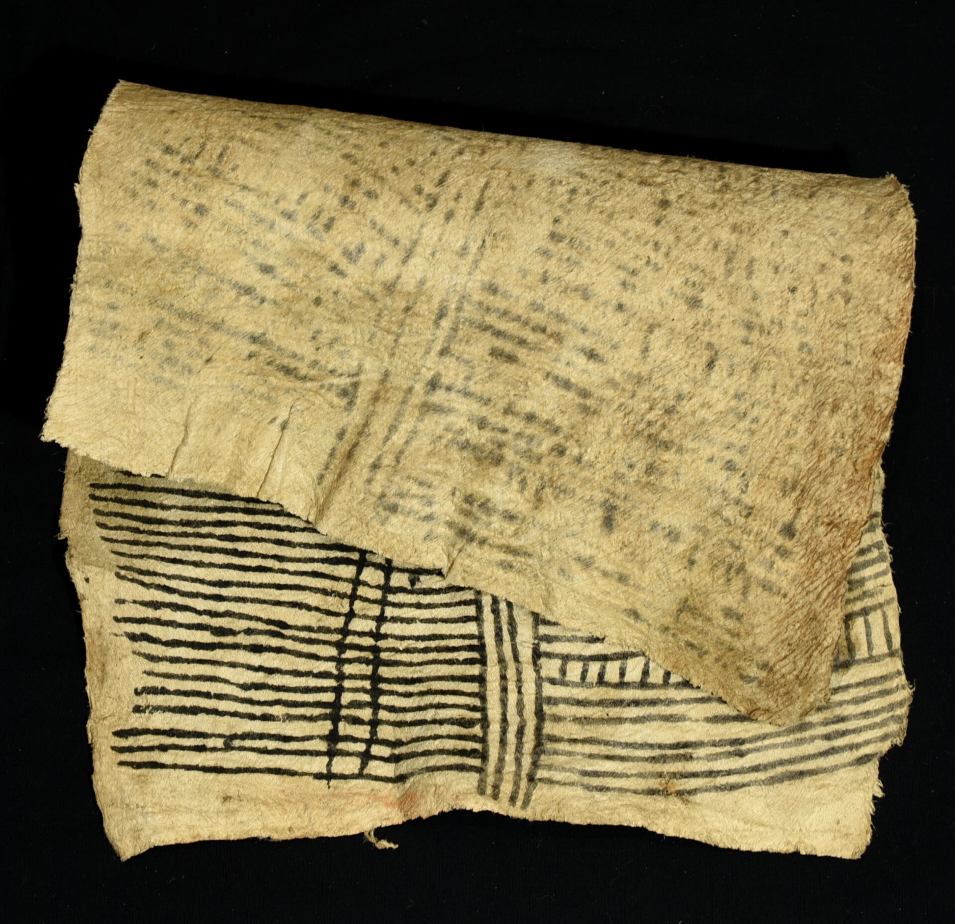 Mbuti-Pygmy BARKCLOTH – Ituri Rainforest, DR Congo