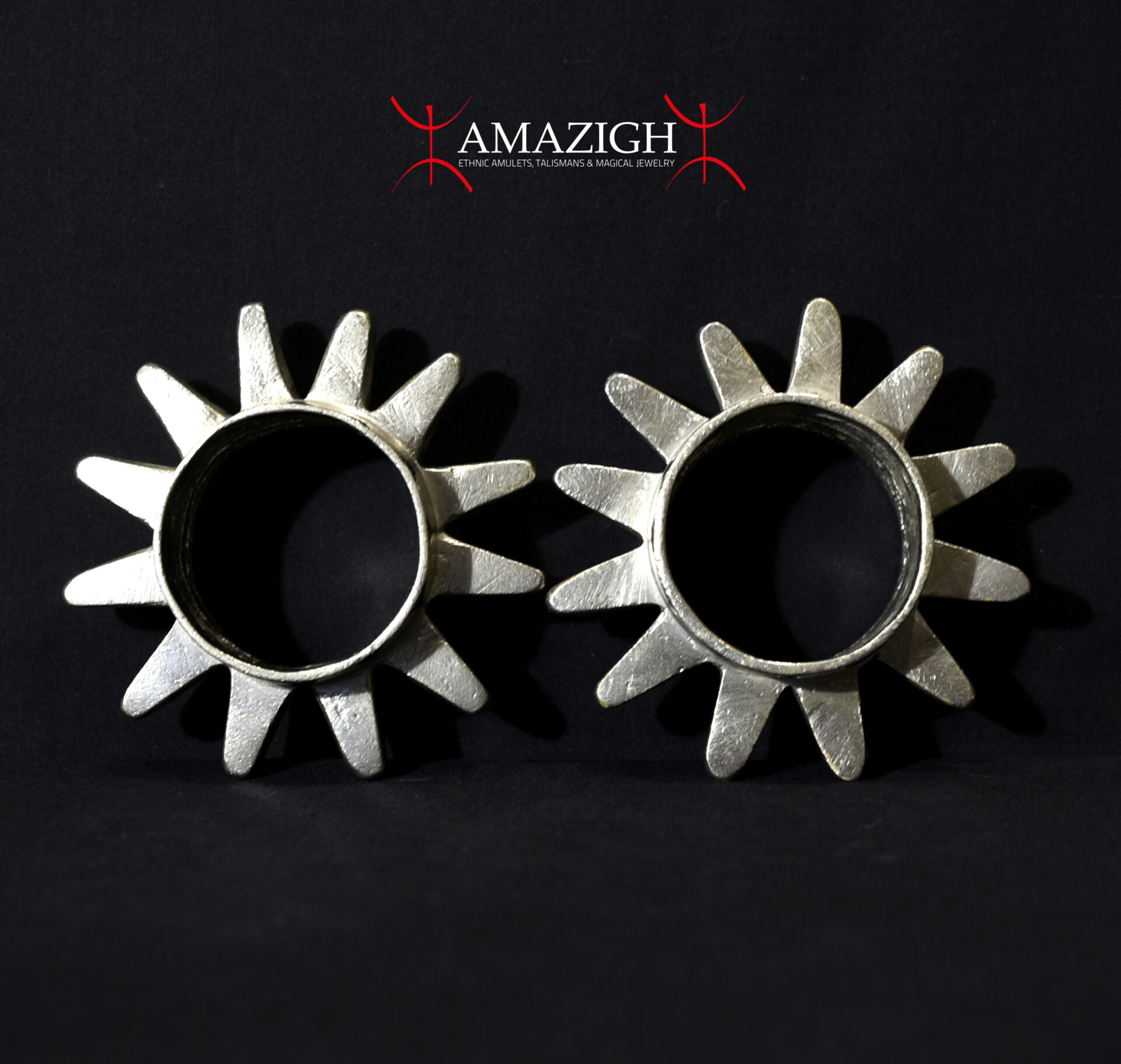 Old Double Pair Berber Bracelets – Asbia’ Iquorain – Ait Atta Tribe – Morocco