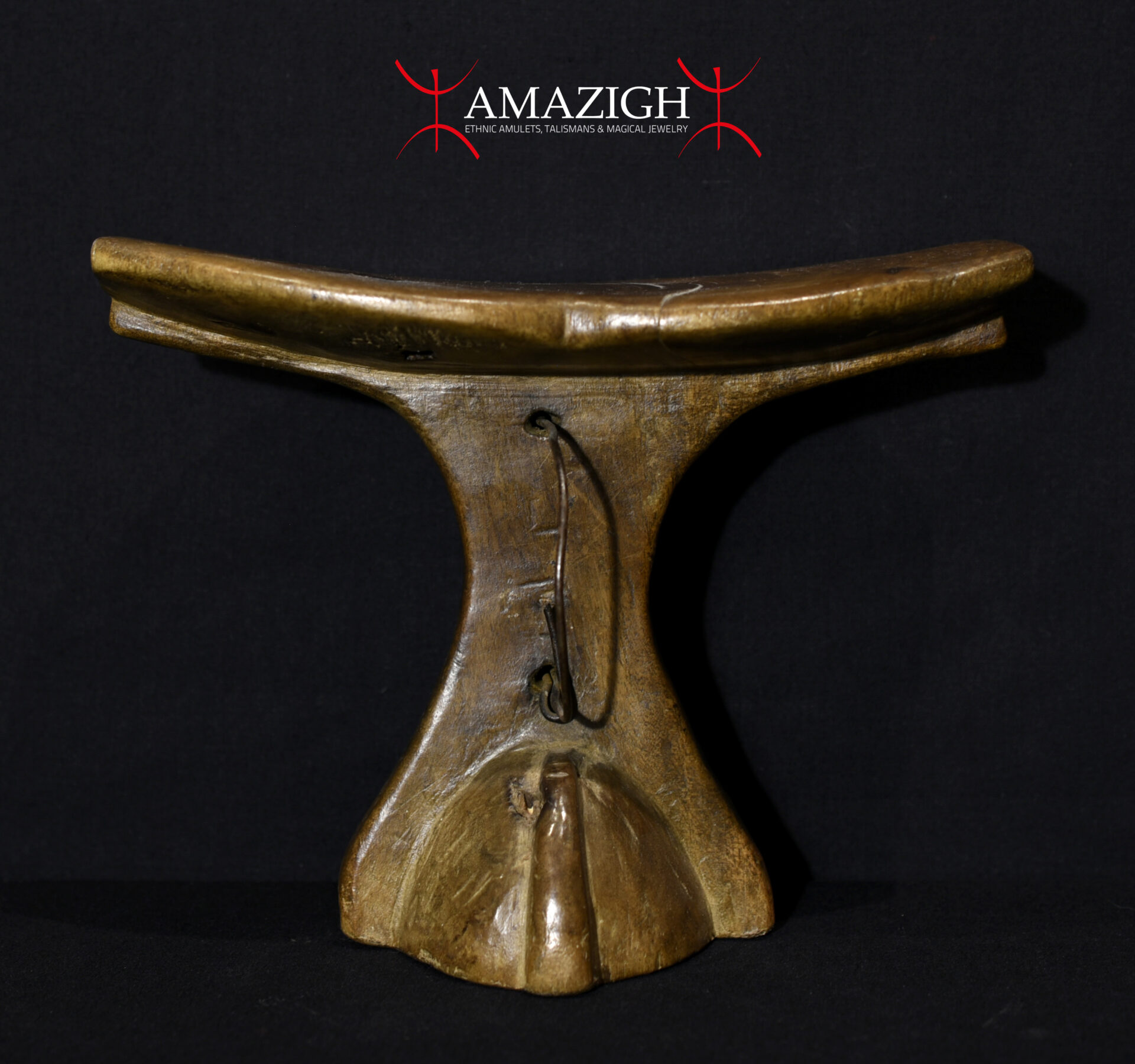 Antique Beautiful Tribally Used Pokot Headrest – Kenya – Beautiful Patina