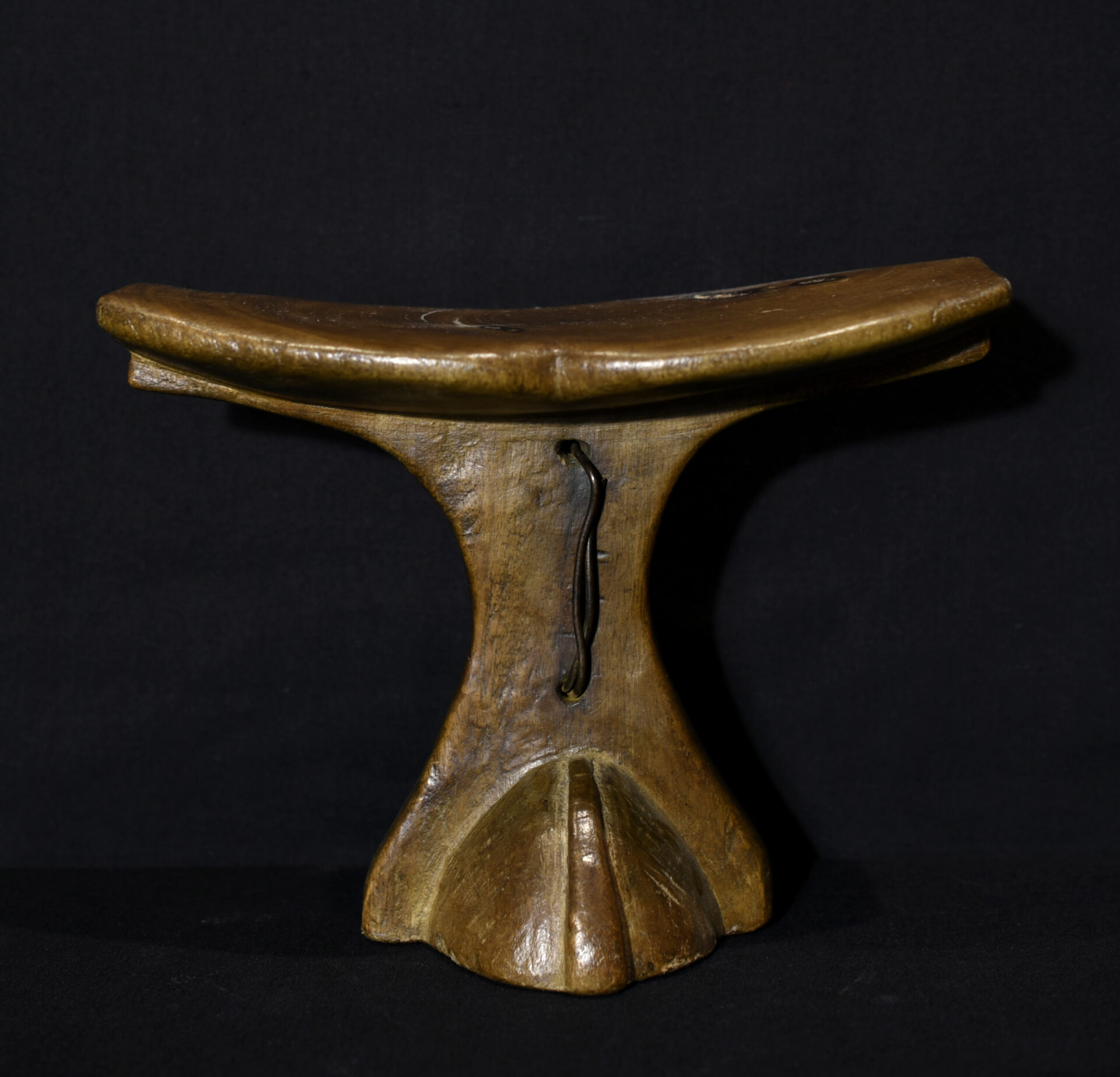 Antique Beautiful Tribally Used Pokot Headrest – Kenya – Beautiful Patina