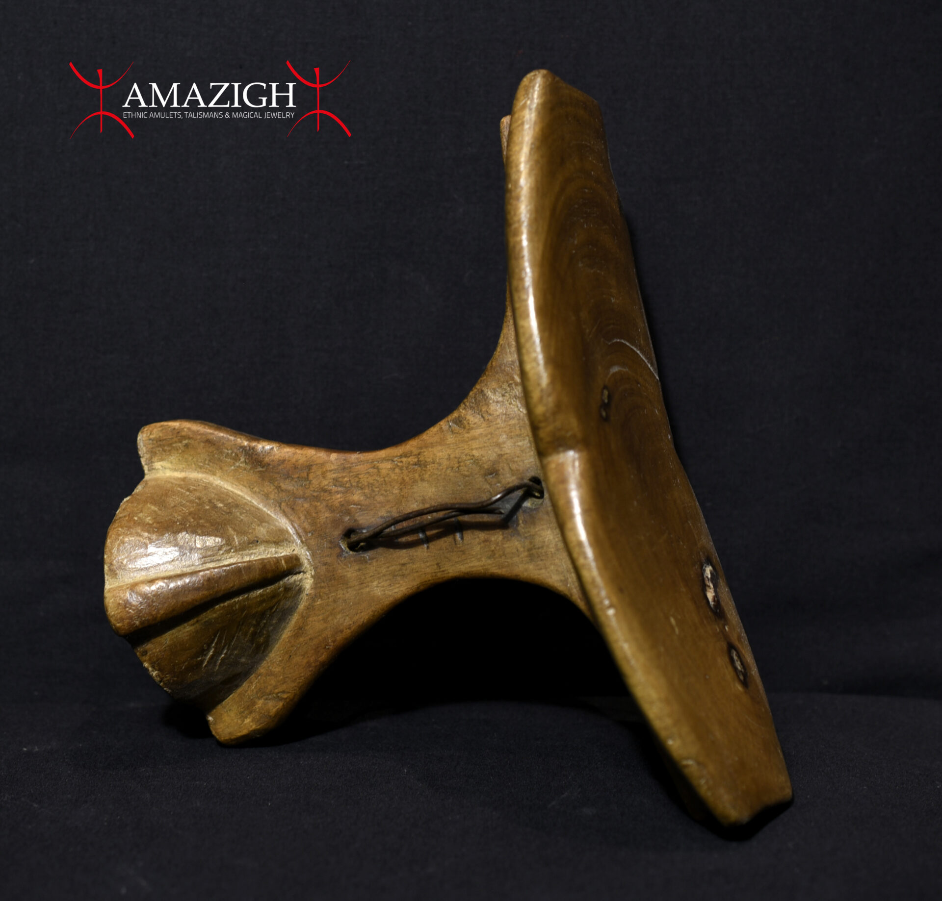 Antique Beautiful Tribally Used Pokot Headrest – Kenya – Beautiful Patina