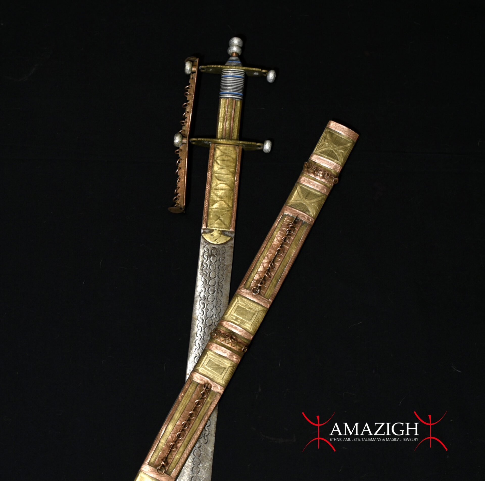Share Outstanding Tuareg Ceremonial Sword – Takouba / Takoba – Niger – Rare Piece