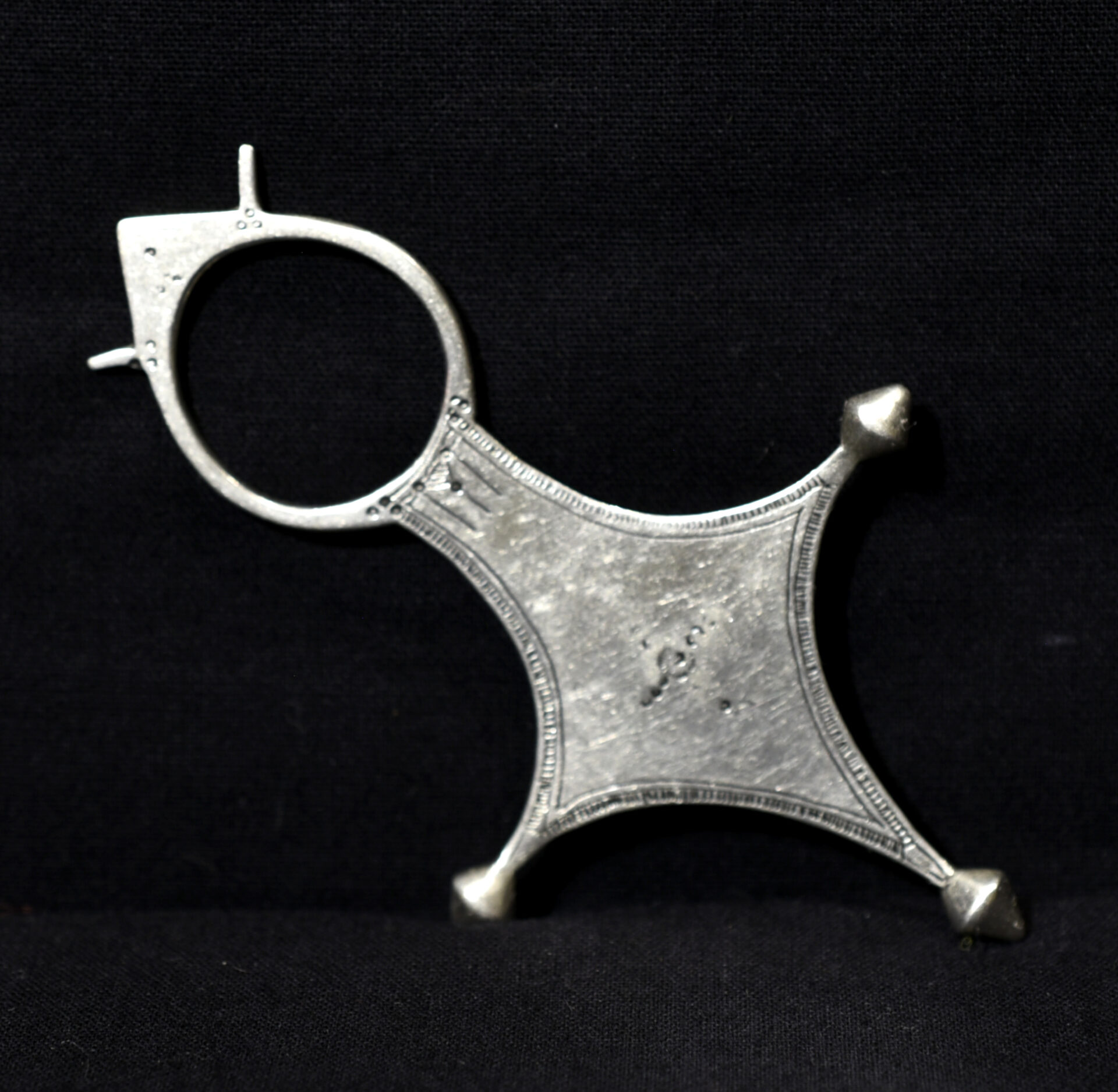 Outstanding Old, Beautiful, Large Tuareg Silver Cross – Agadez, Niger