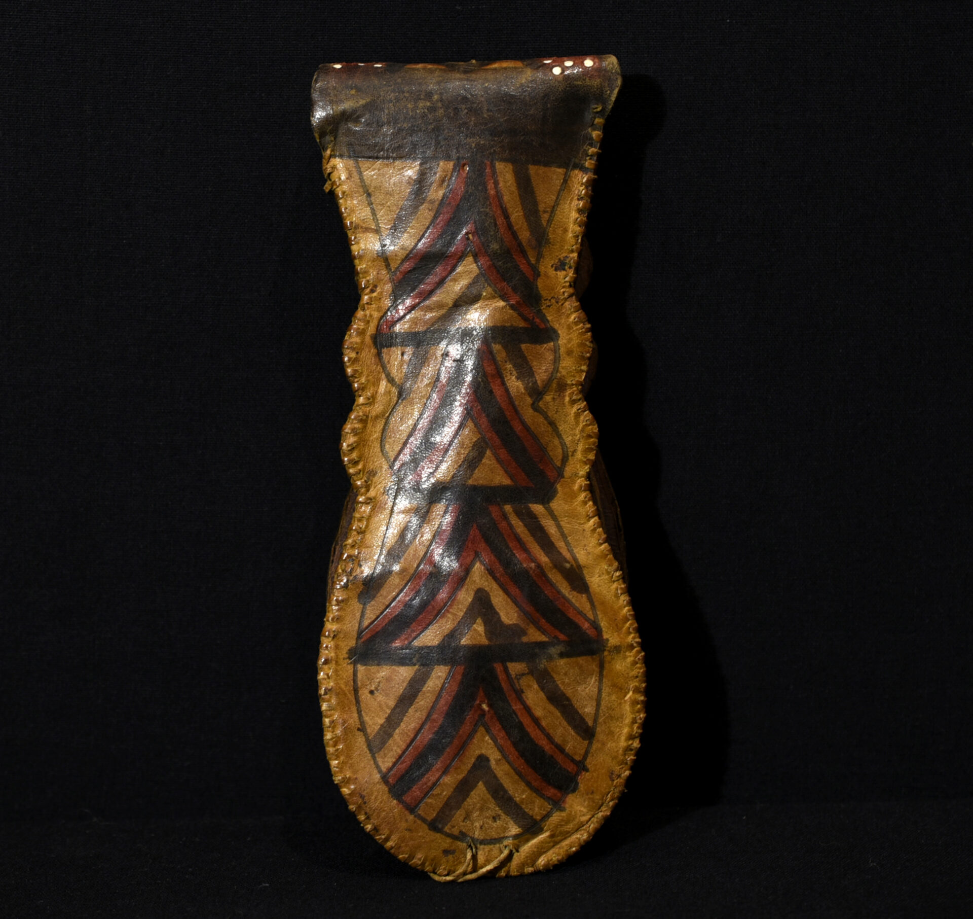 Tuareg Leather Bag and Smoking Pipe – Niger
