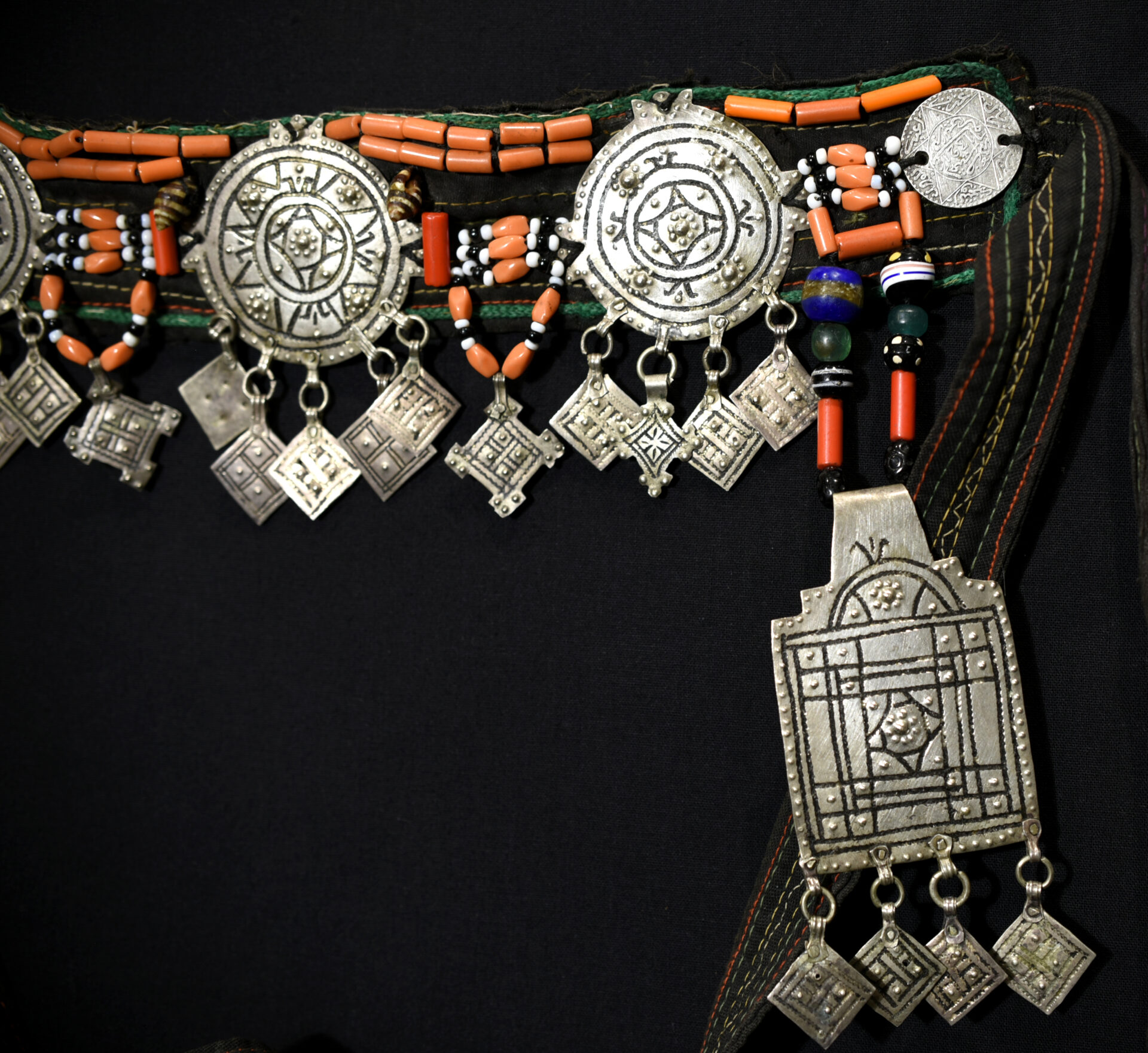 Old Berber Headband – Western Anti-Atlas Mountains, South Morocco