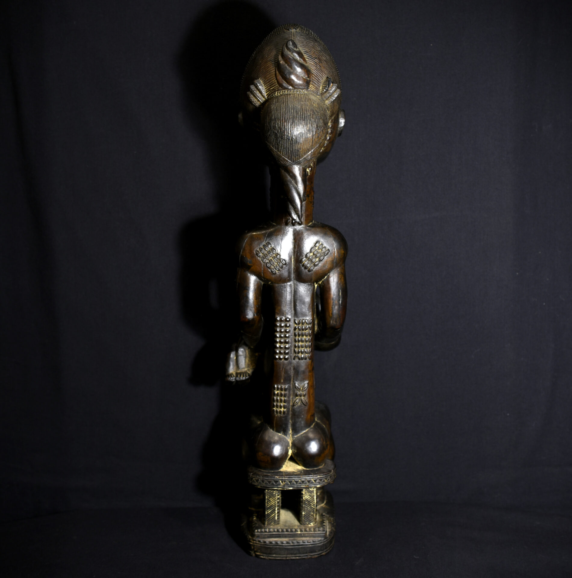 Beautiful Old Baule Maternity Figure – Côte d’Ivoire