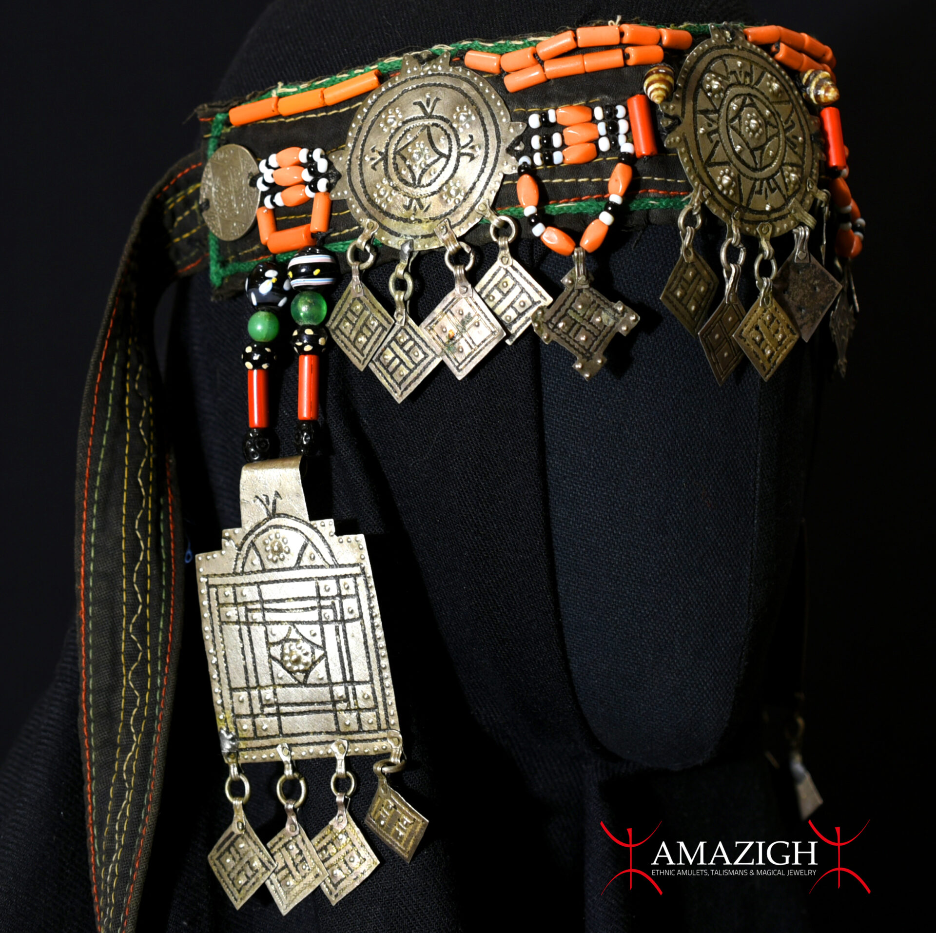 Old Berber Headband – Western Anti-Atlas Mountains, South Morocco