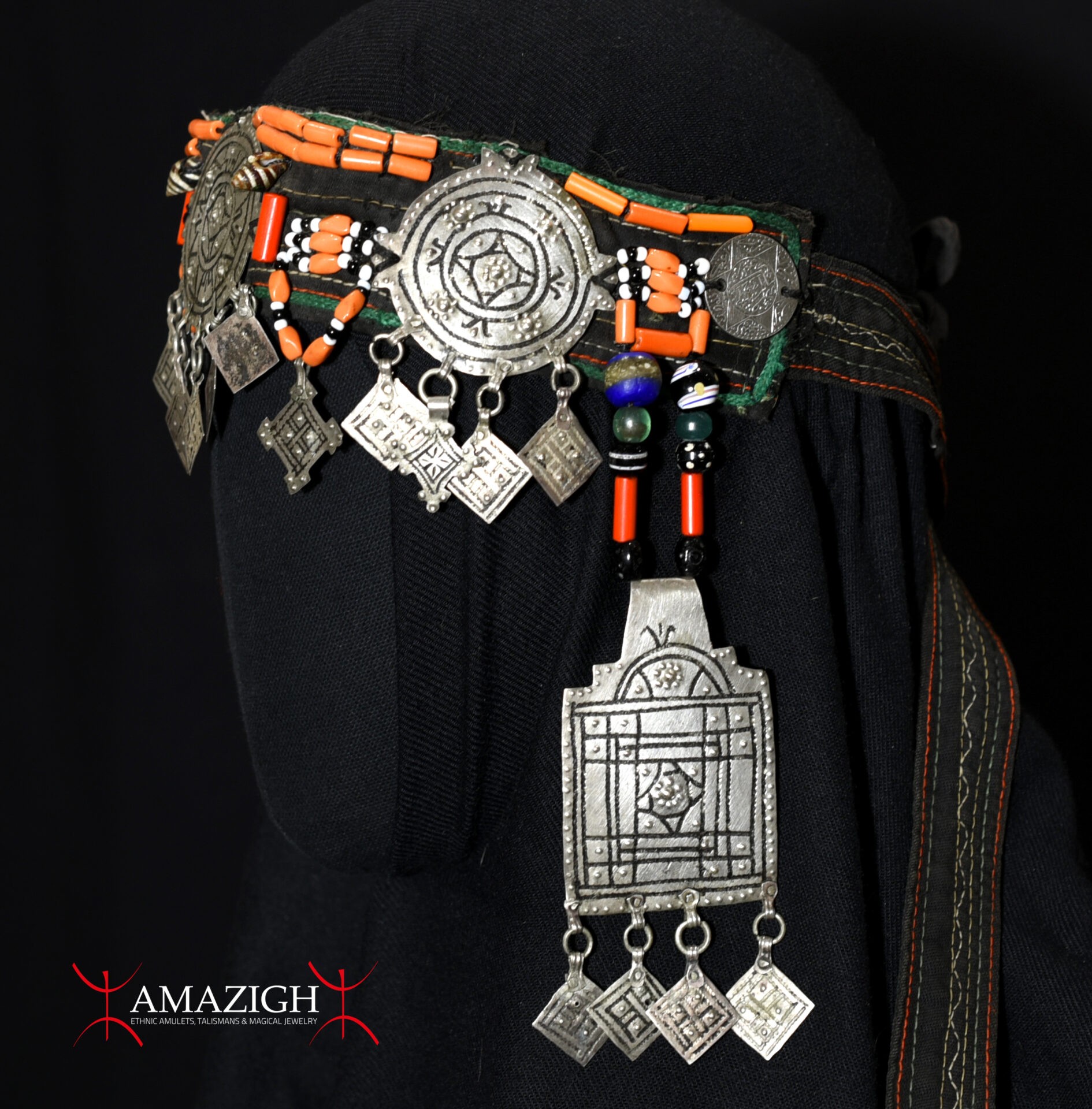 Old Berber Headband – Western Anti-Atlas Mountains, South Morocco