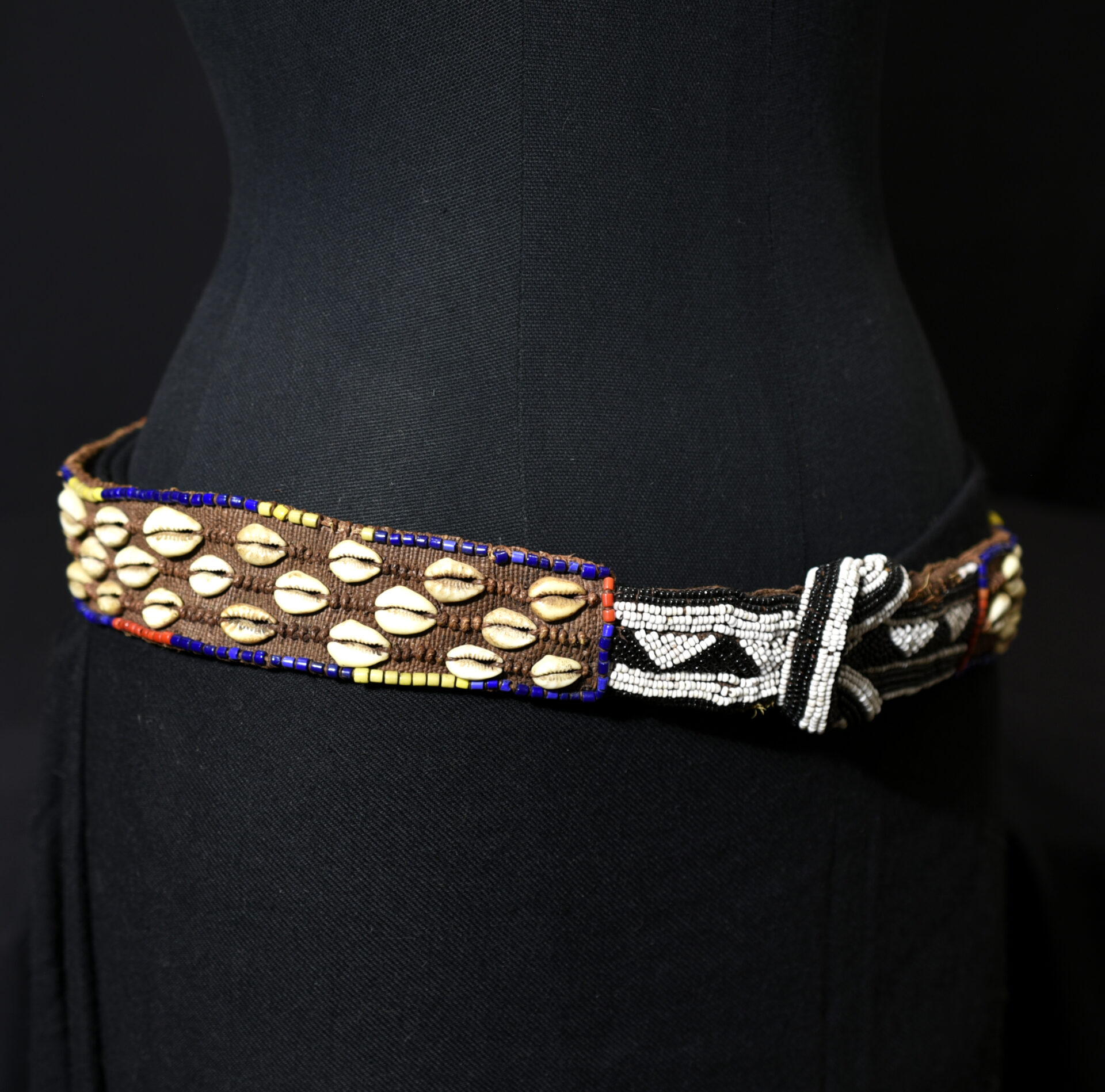 Beautiful Kuba Ceremonial Belt – Nkody – DR Congo