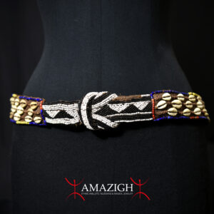Beautiful Kuba Ceremonial Belt - Nkody - DR Congo