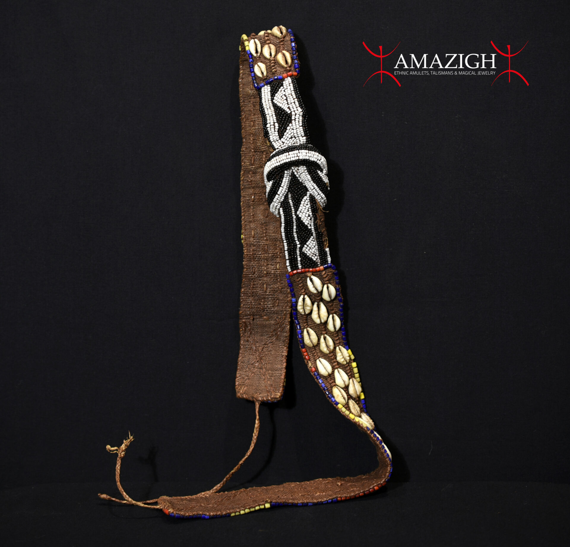 Beautiful Kuba Ceremonial Belt – Nkody – DR Congo