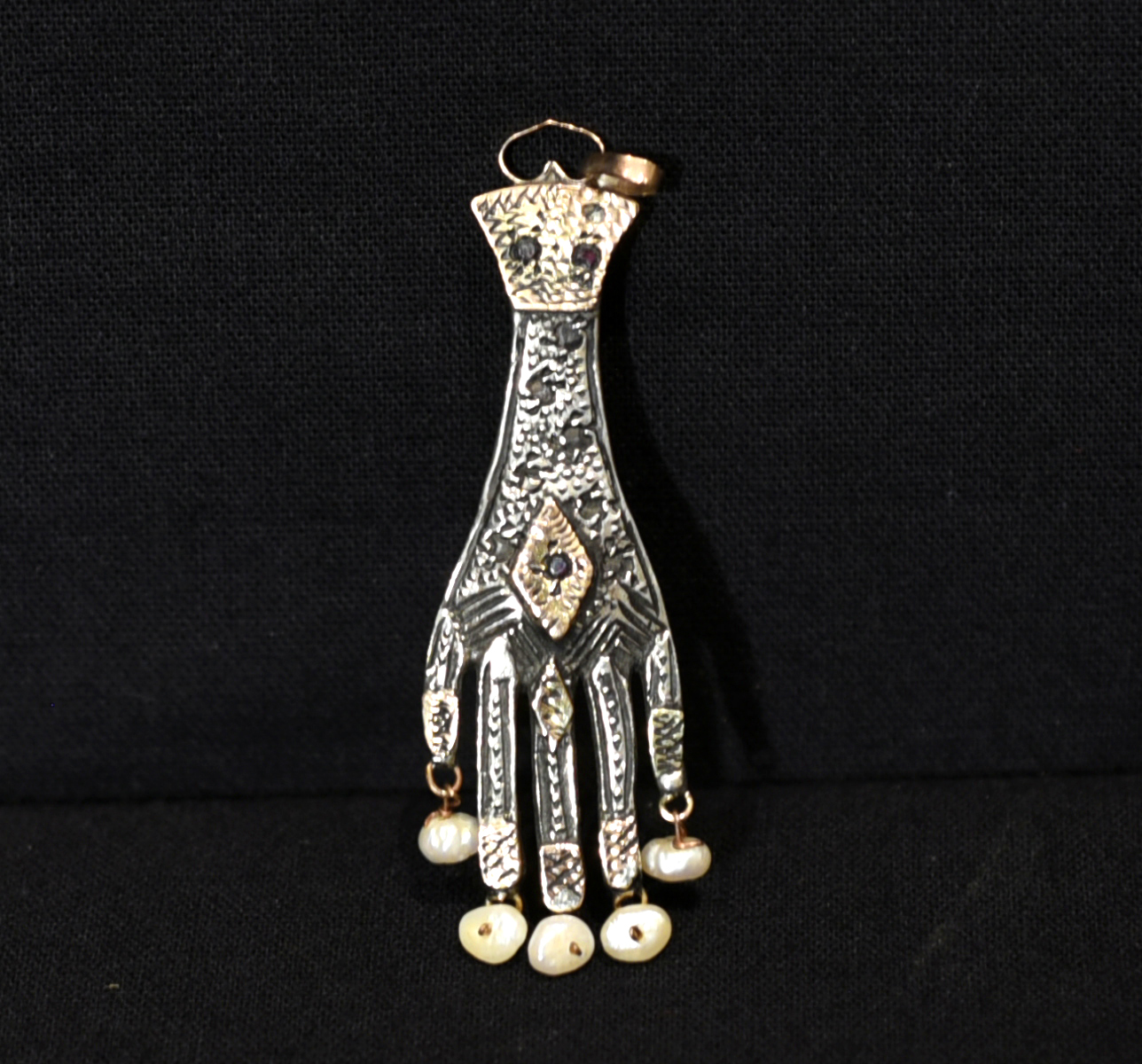 Antique Hand of Fatima – Chichkhan Khamsa – Tunis, Tunisia